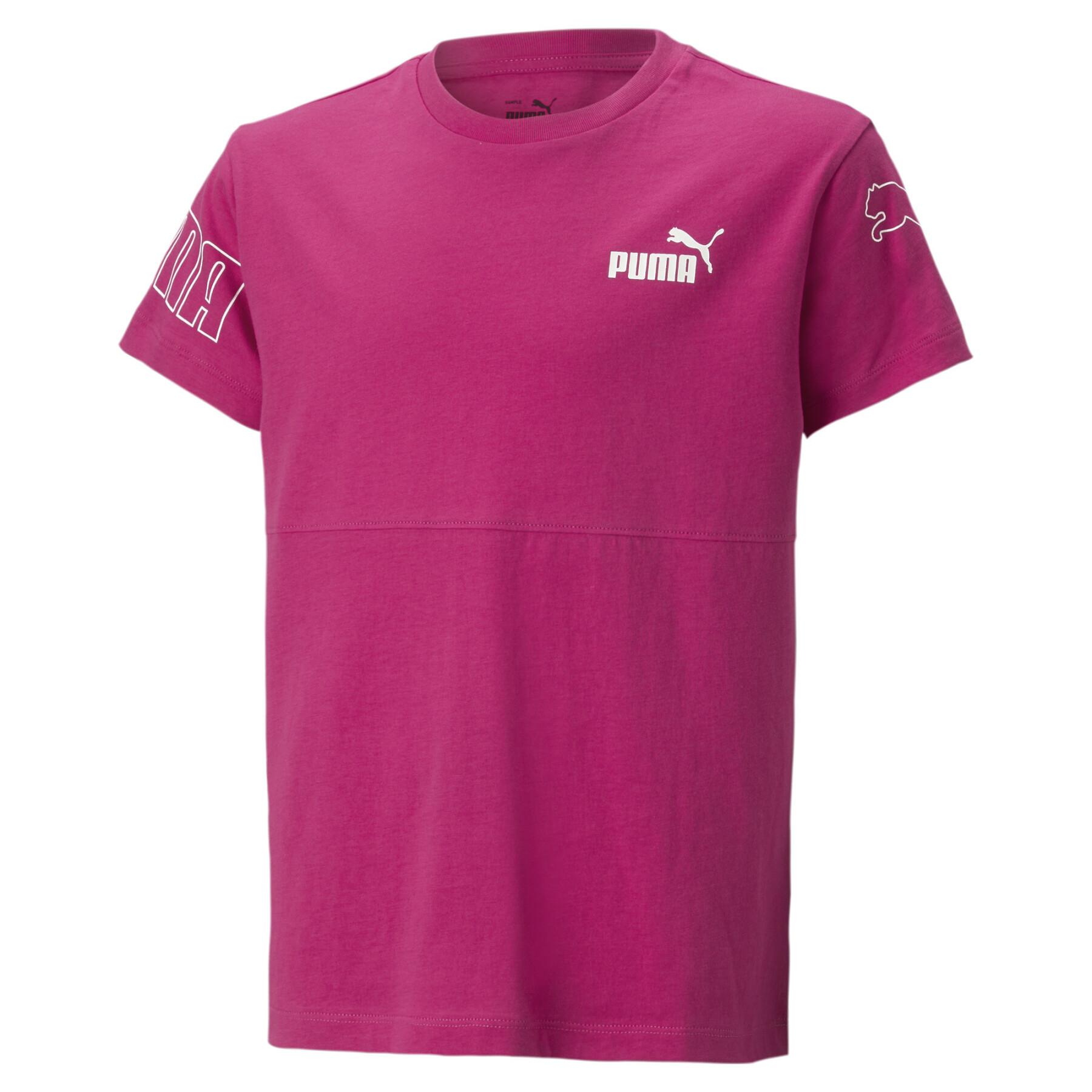 T-shirt fille Puma Power Colorblock