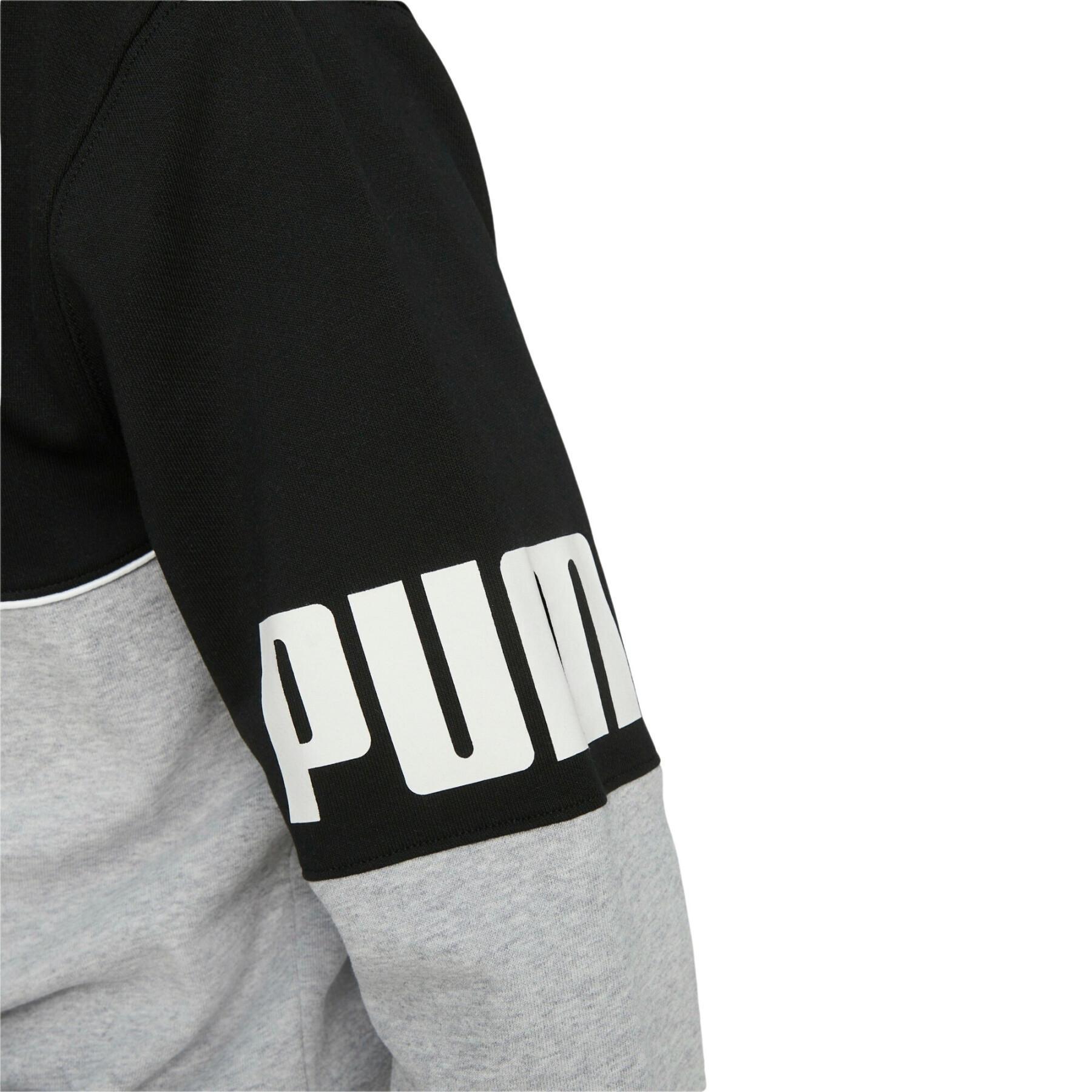 Sweatshirt à capuche full zip Puma Power Colorblock TR