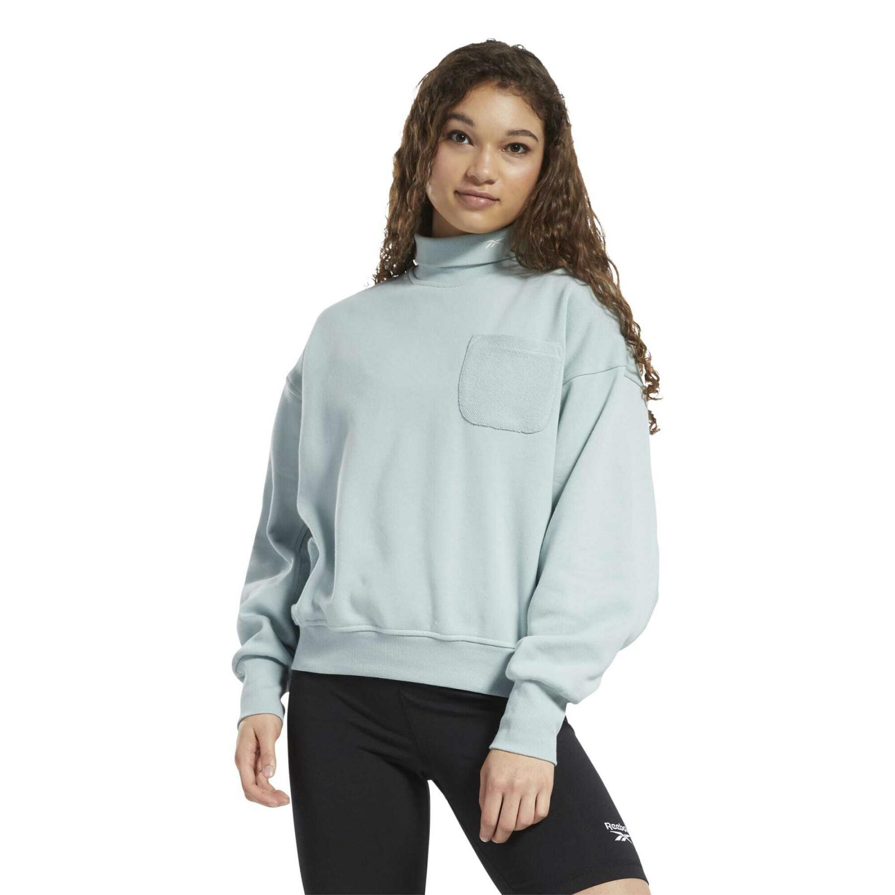 Sweatshirt en cotton et en molleton femme Reebok Classics