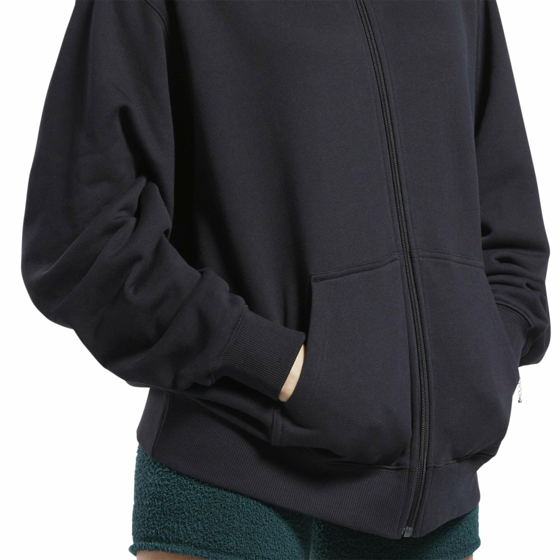 Sweatshirt à capuche zippé oversize femme Reebok Classics