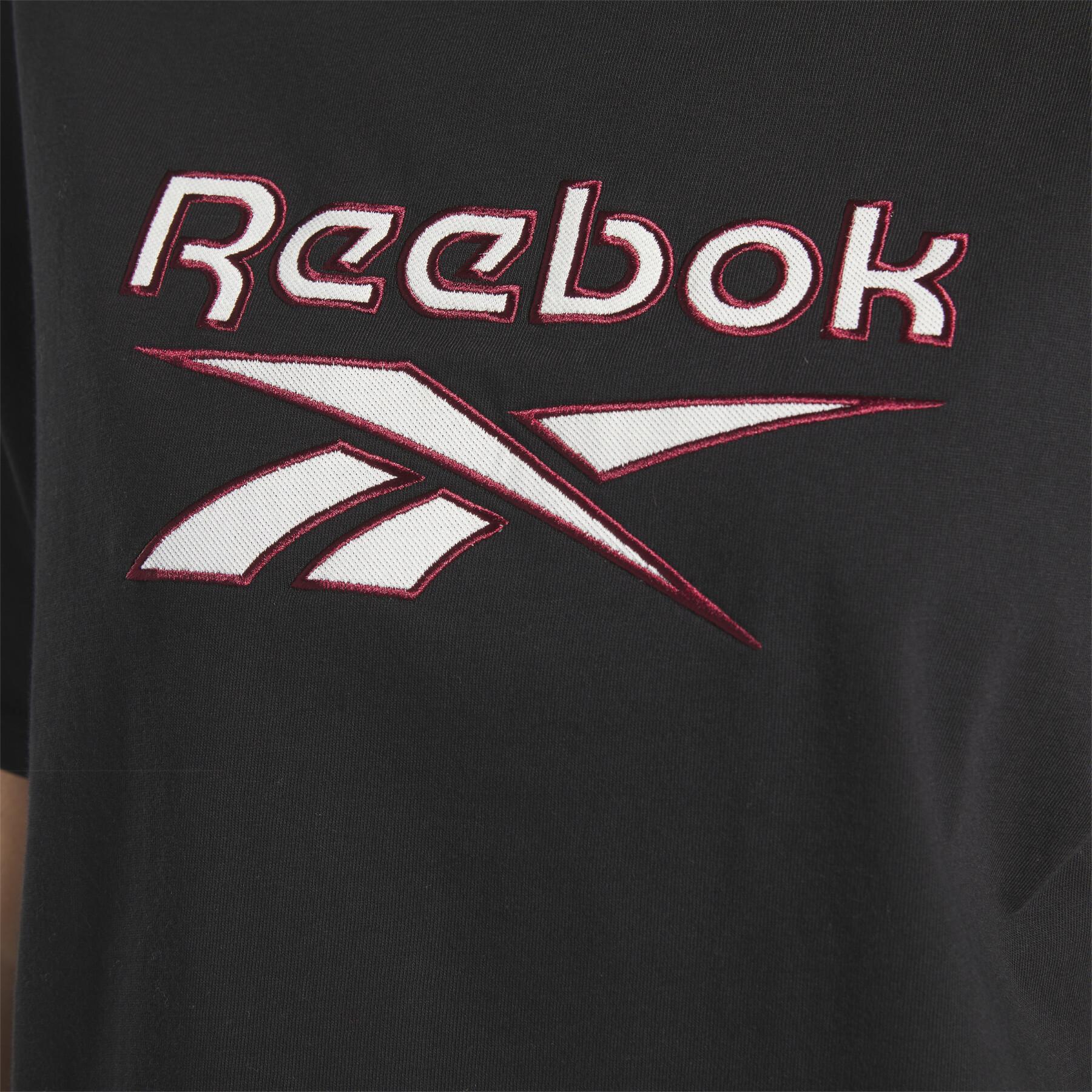 T-shirt crop top femme Reebok Classics Big Logo