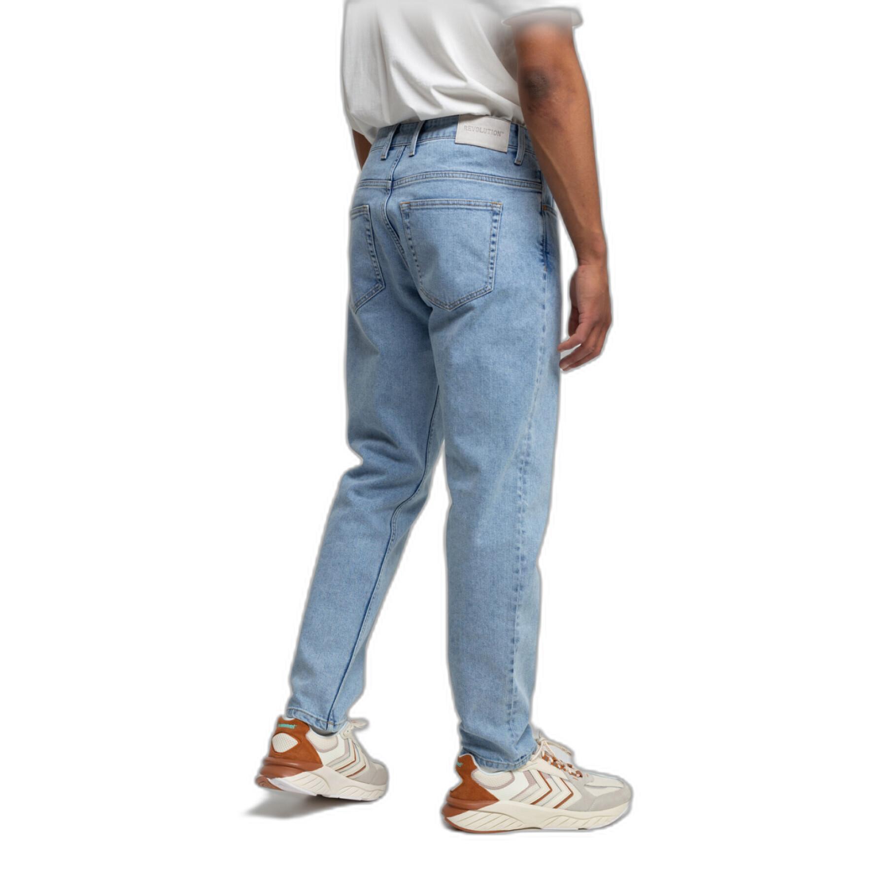 Jeans ample délavé épais Revolution
