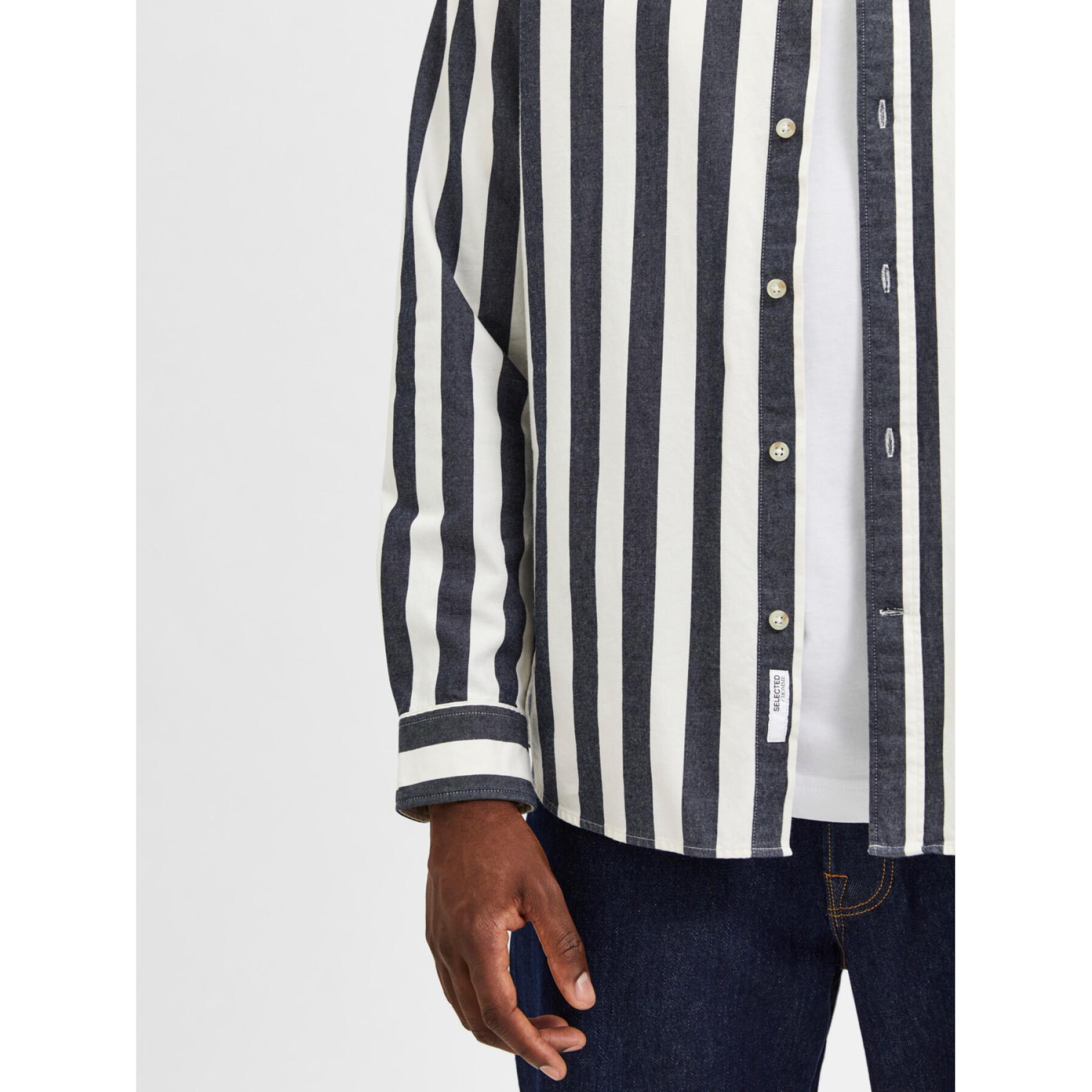 Chemise Selected Slhregpecko Stripes W