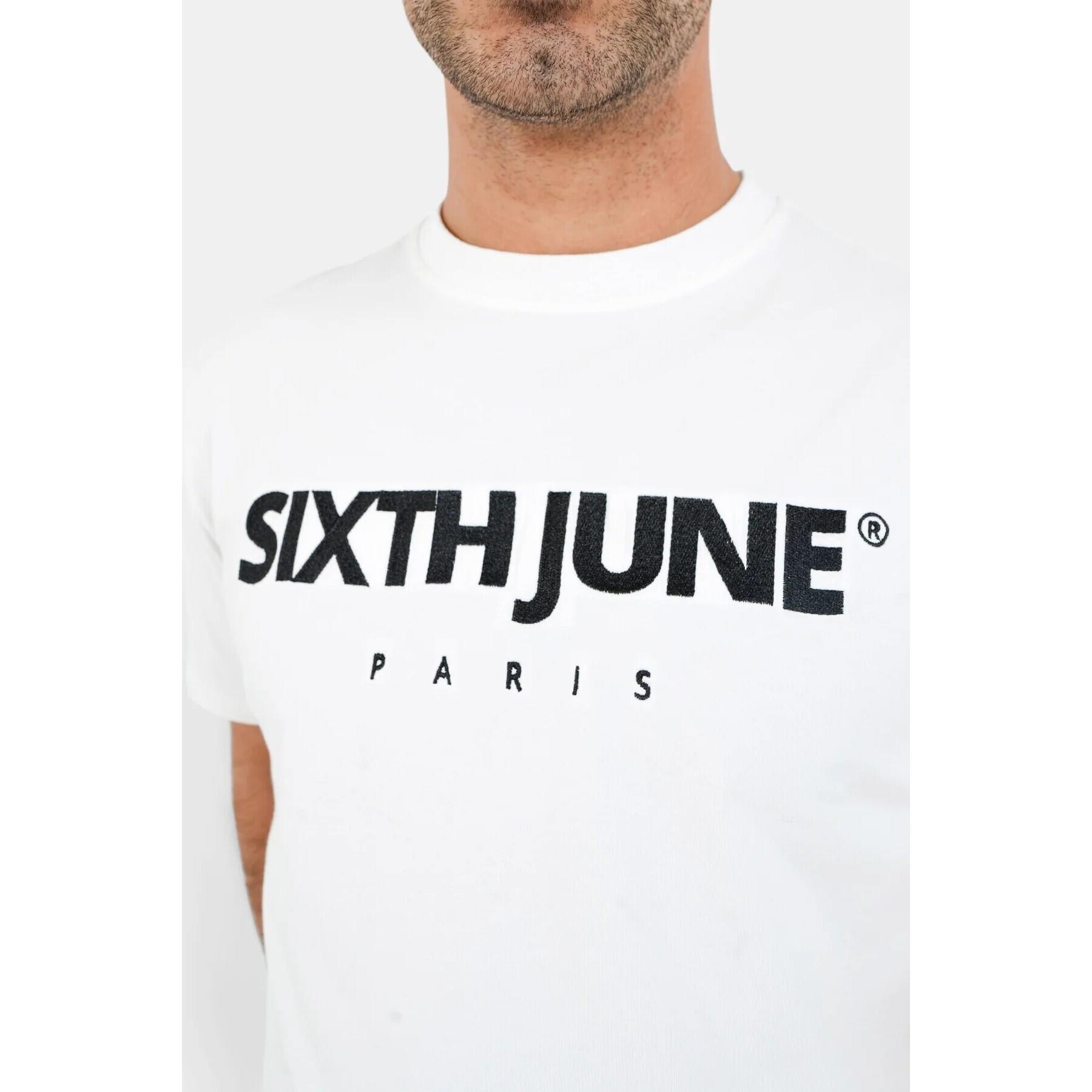 T-shirt brodé Sixth June Essentials