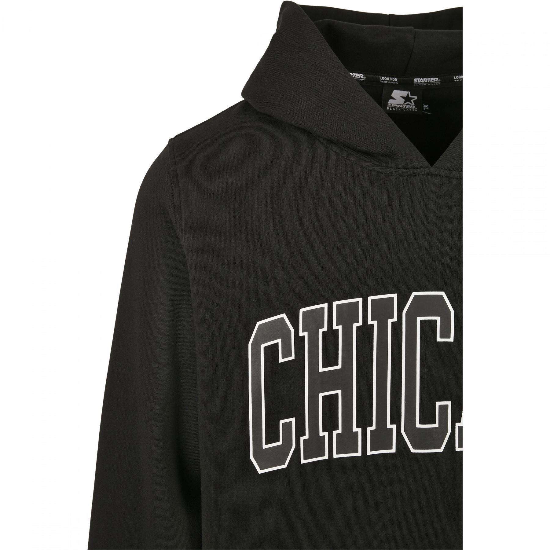 Sweatshirt à capuche Urban Classics starter chicago