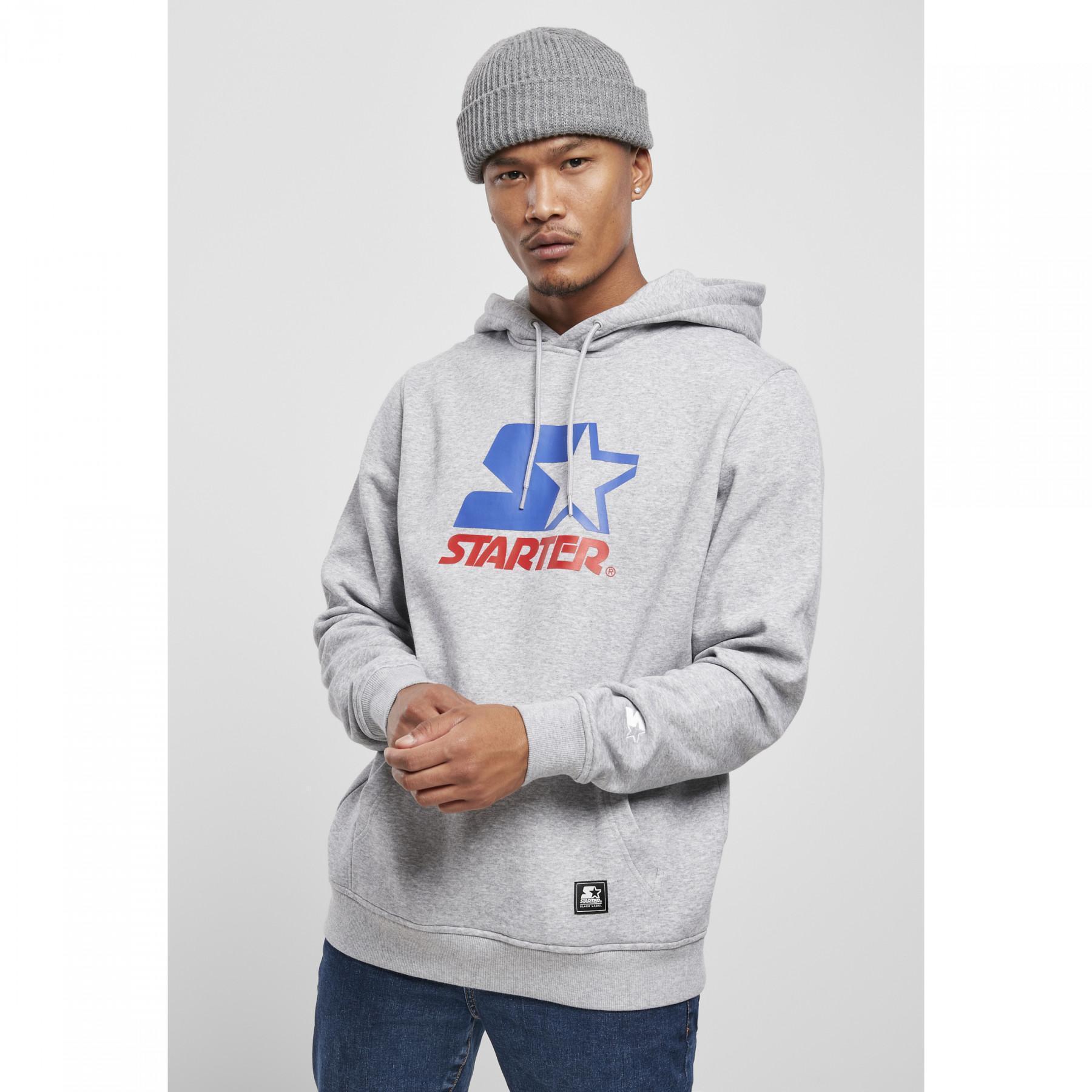 Sweatshirt à capuche Urban Classics starter two color logo