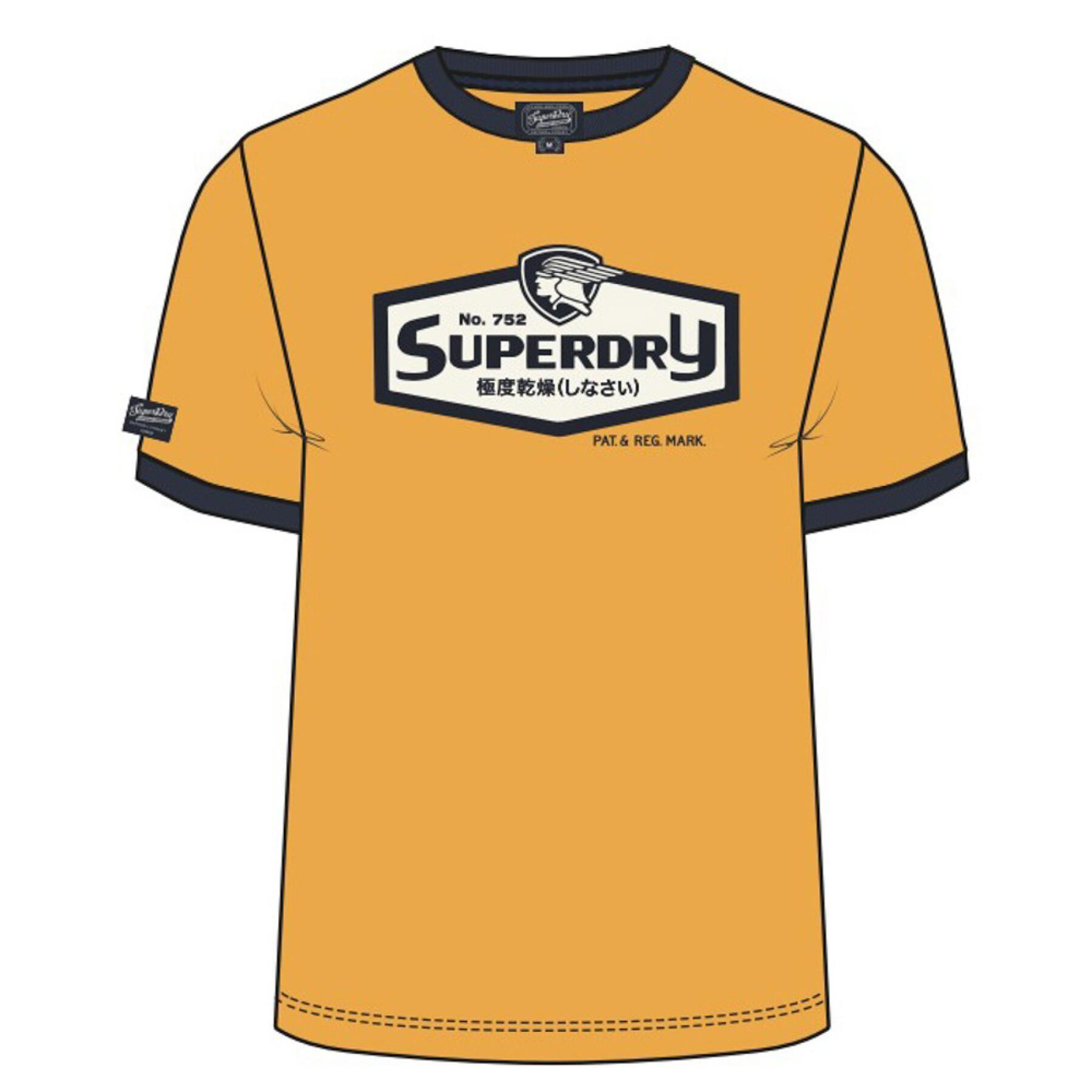 T-shirt classique Superdry Core Logo American Ringer
