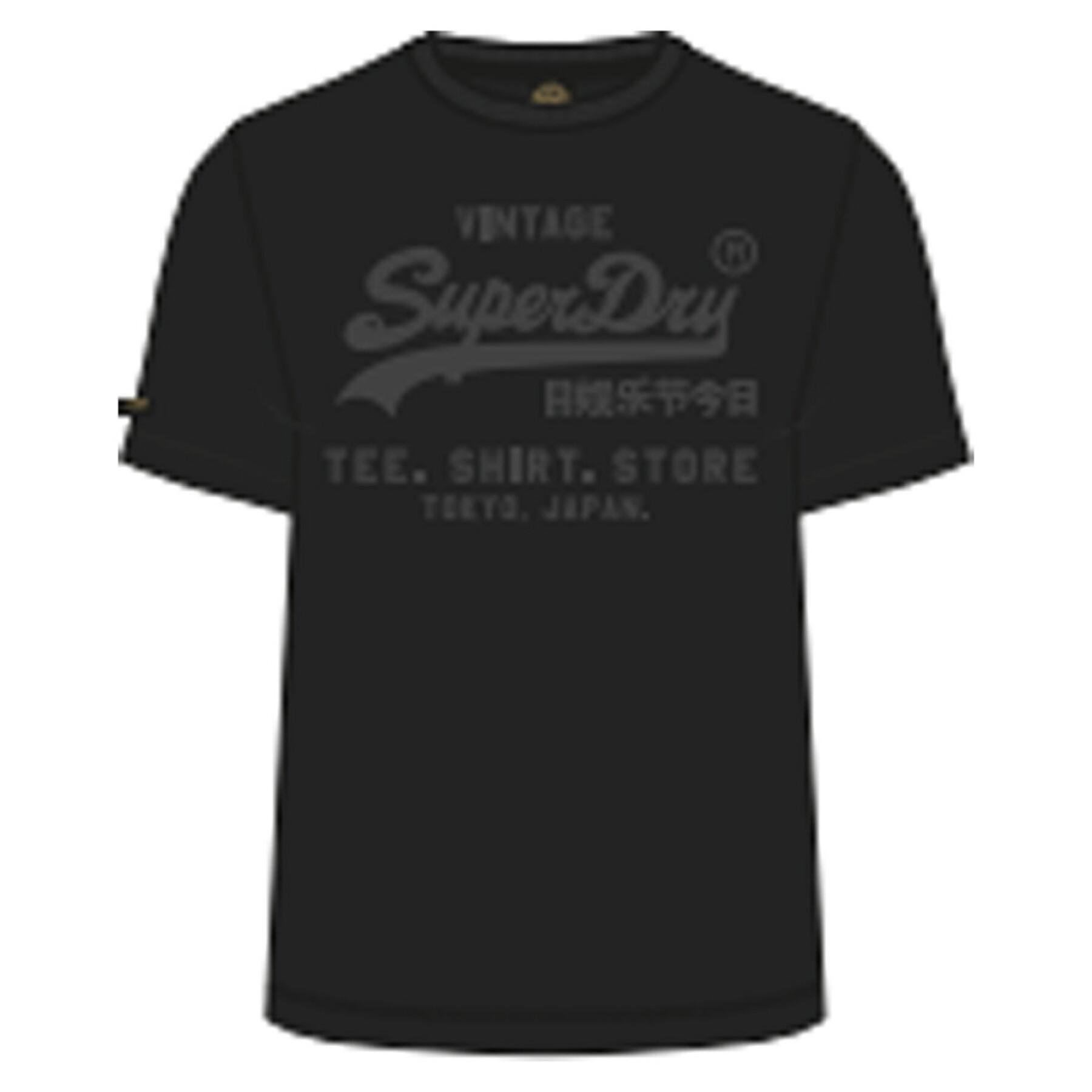 T-shirt en relief Superdry Vintage Logo en relief