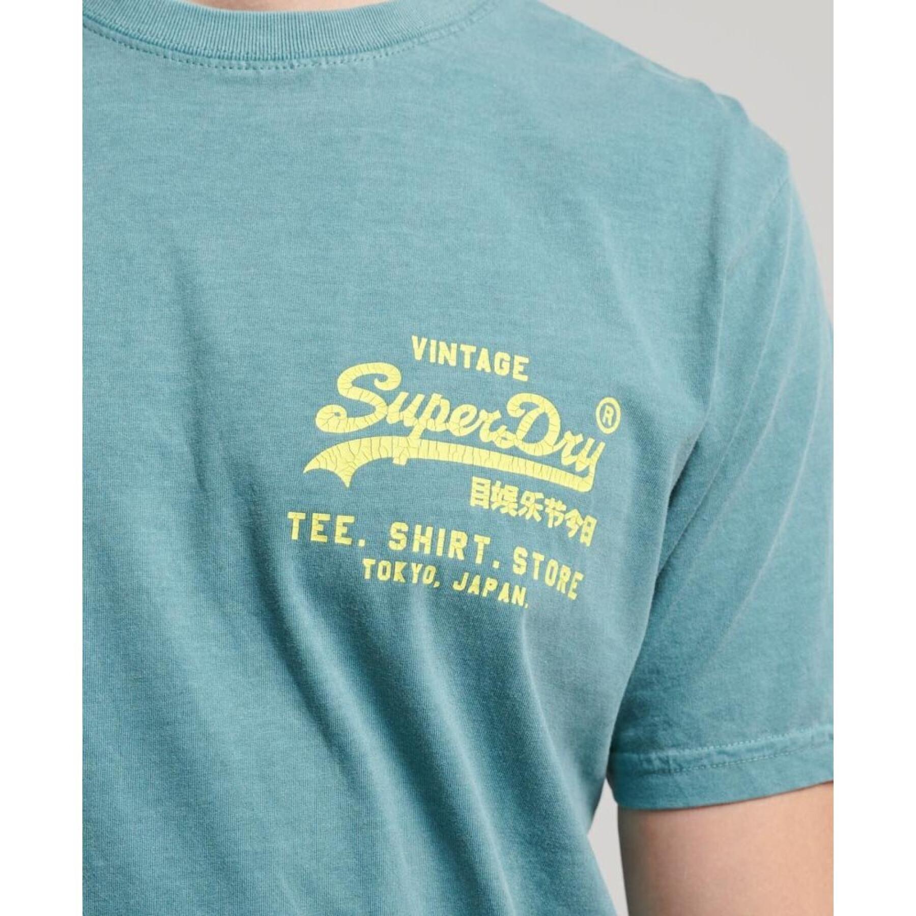 T-shirt fluo Superdry Vintage Logo