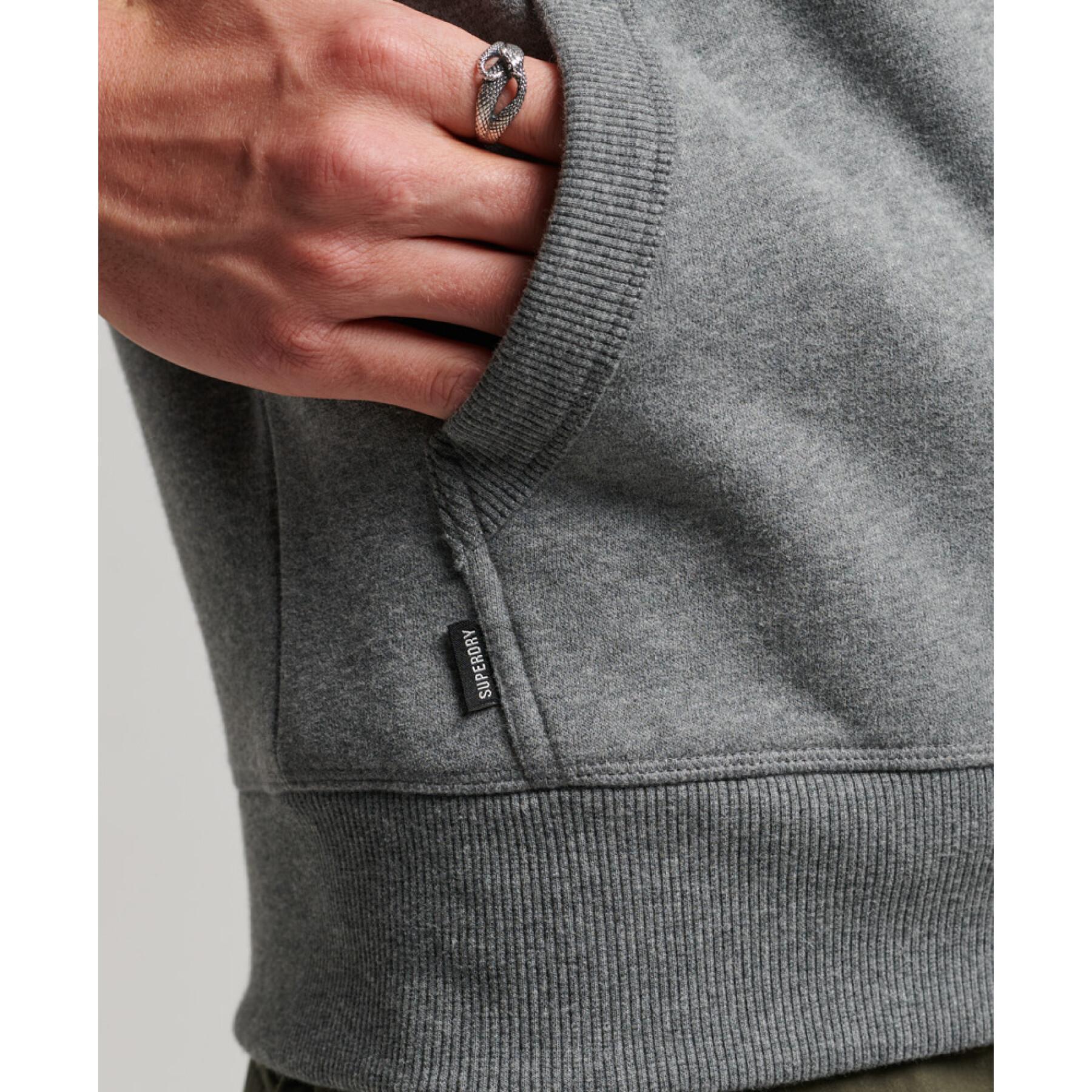 Sweatshirt à capuche zippé et brodé Superdry Vintage Logo