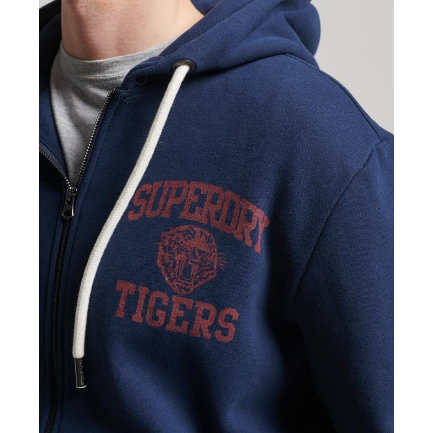 Sweatshirt à capuche zippé Superdry Athletic College