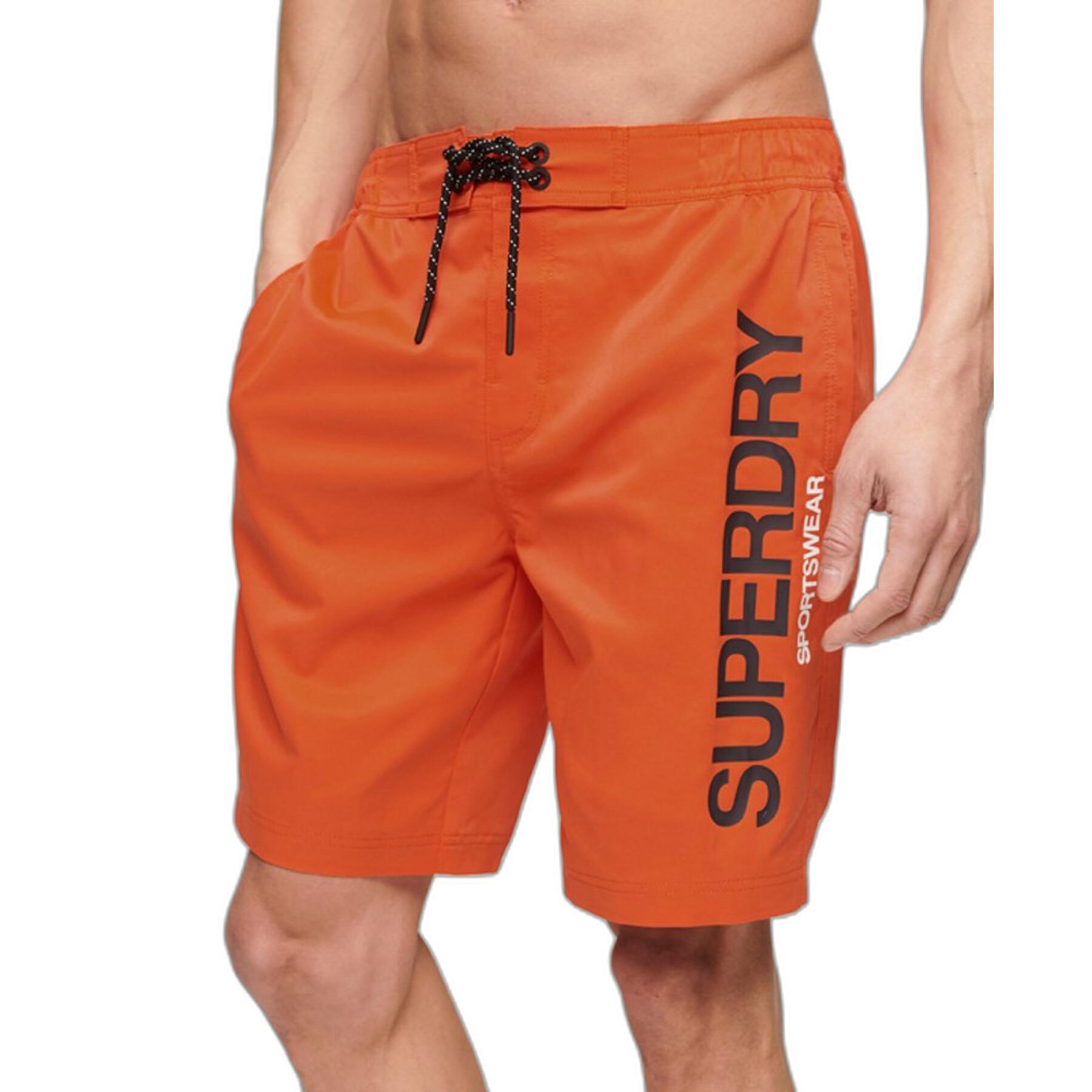 Short de surf recyclé Superdry Sportswear