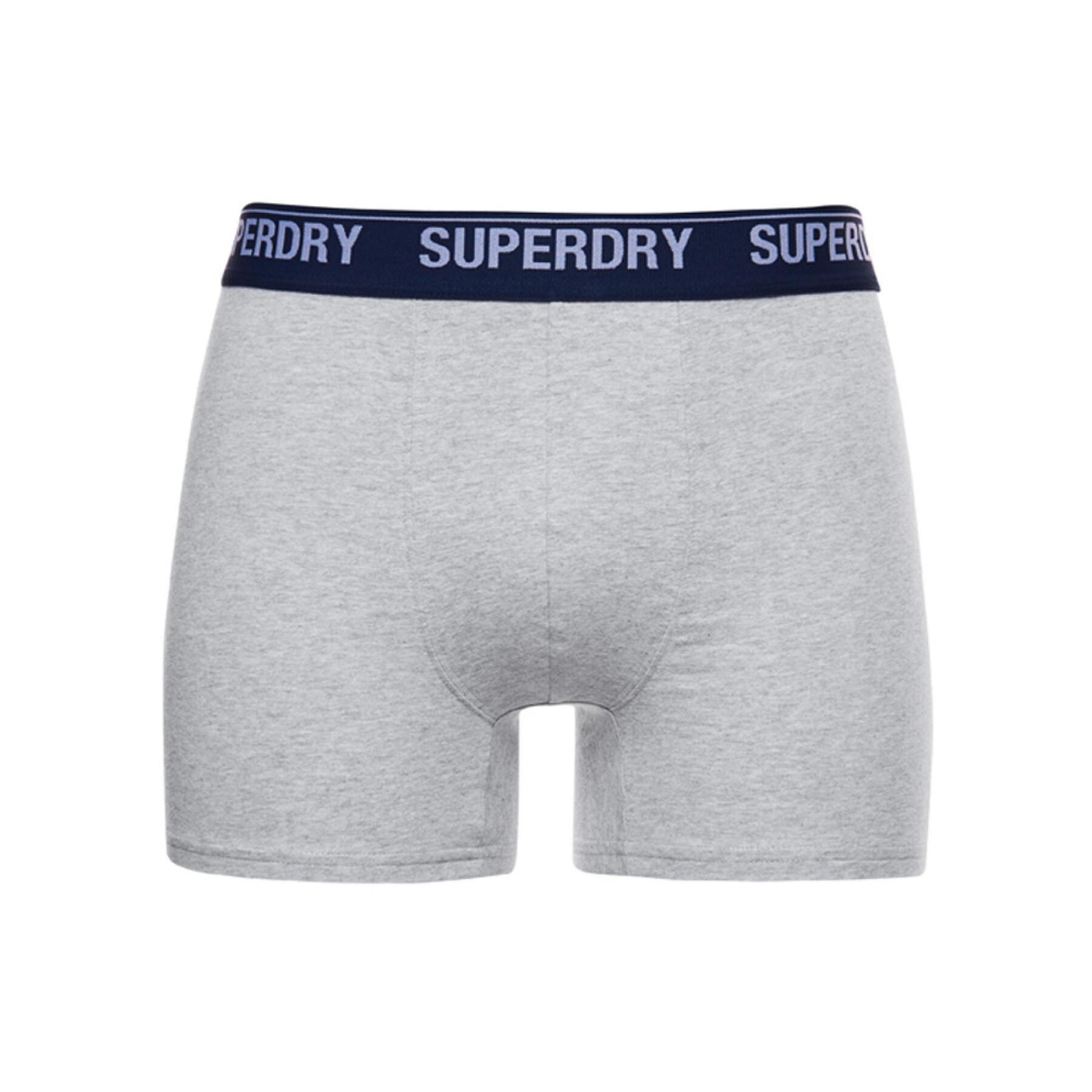 Boxer en coton bio Superdry (x2)
