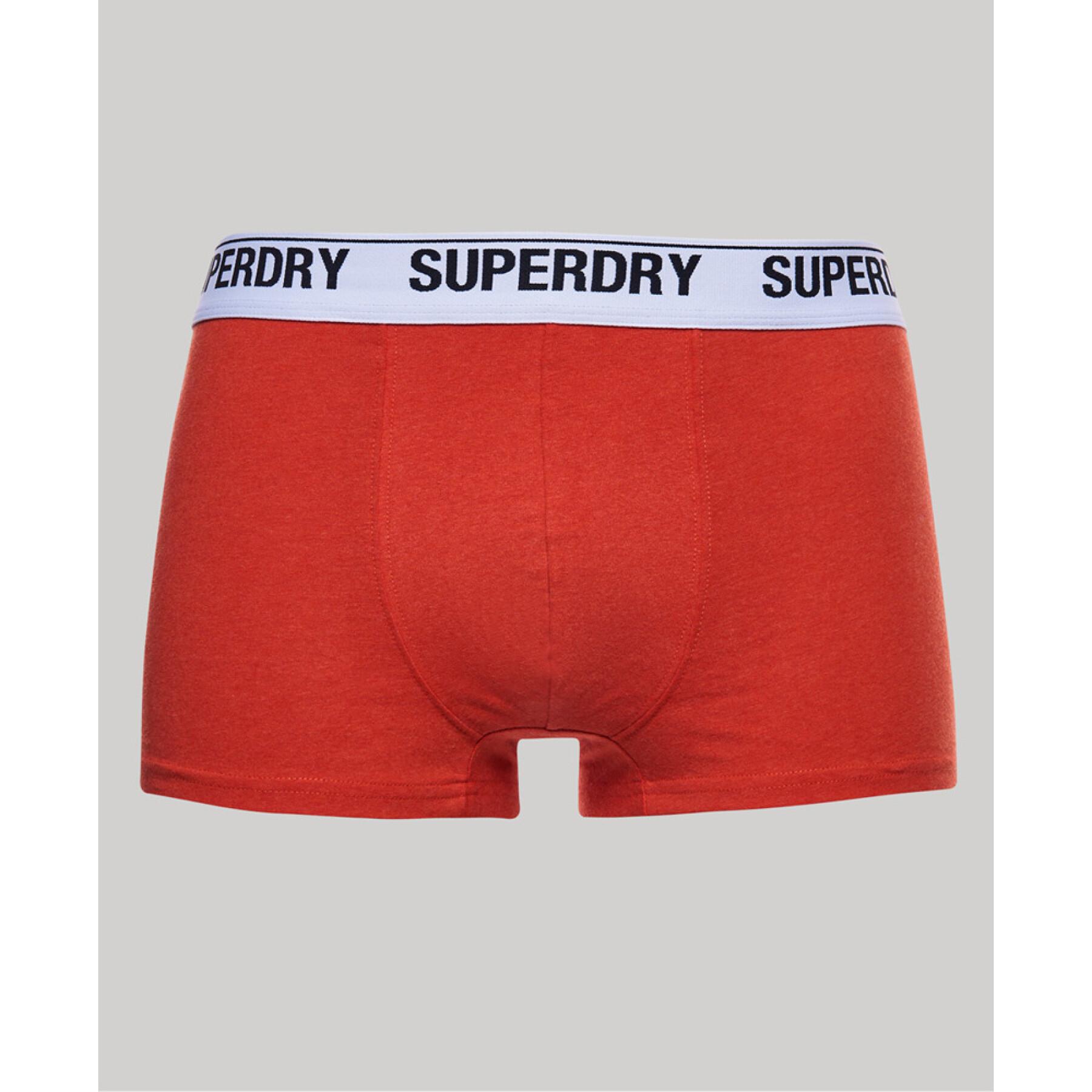 Boxer en coton bio Superdry (x3)