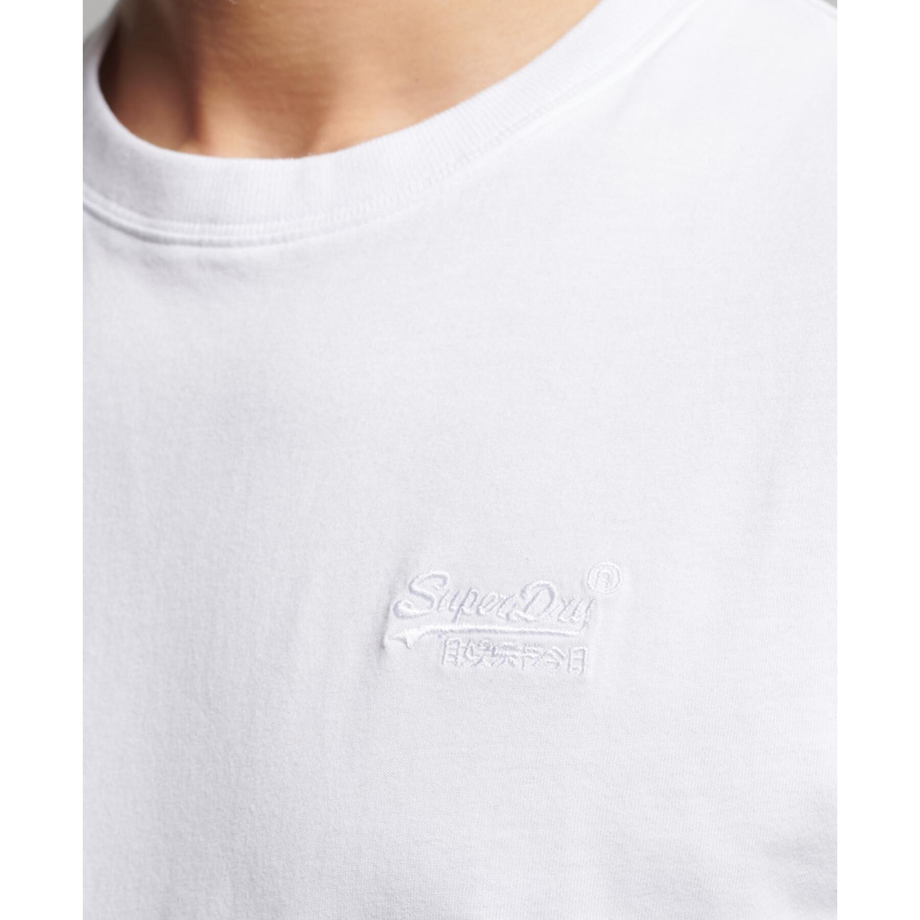 T-shirt manches longues en coton bio Superdry Vintage Logo