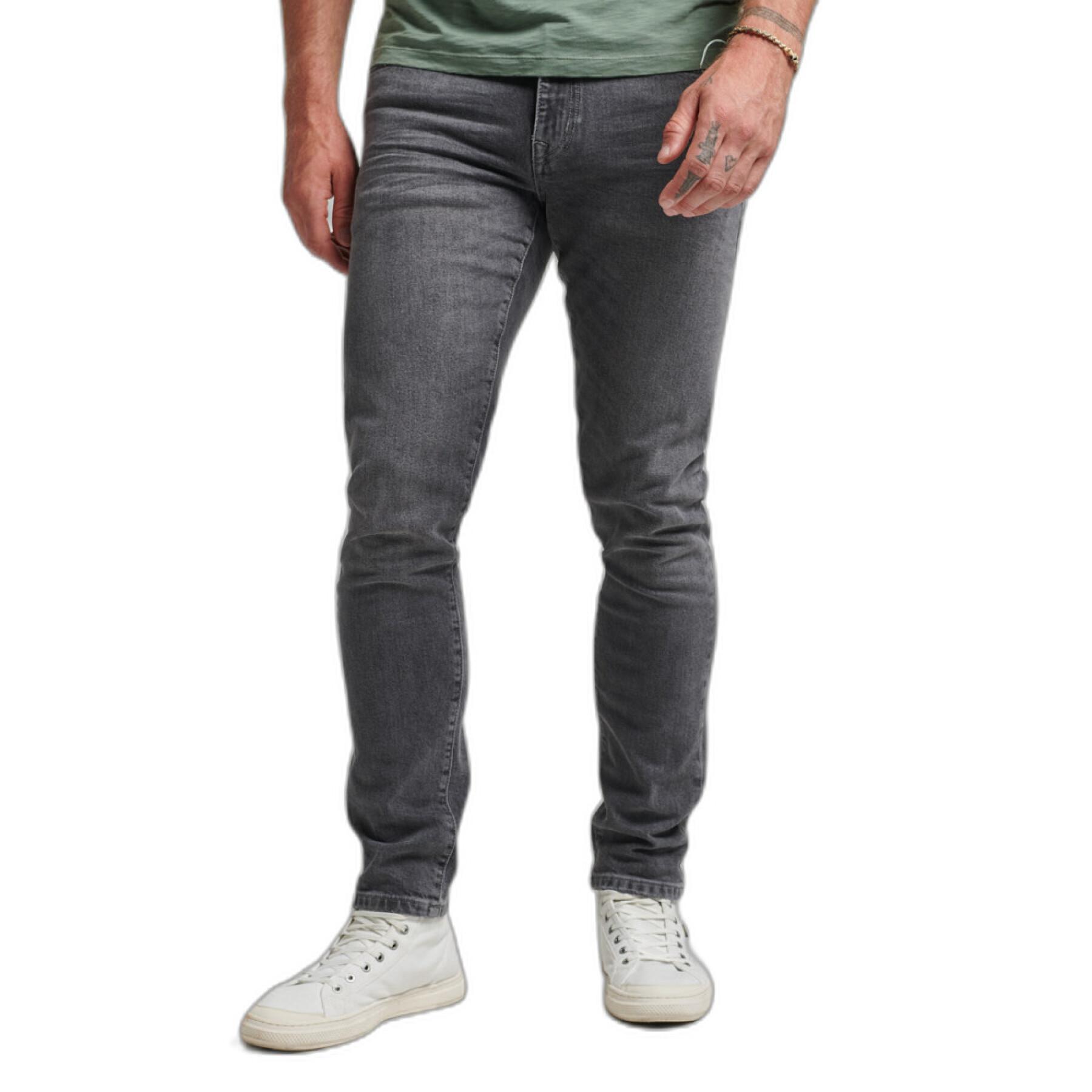 Jeans slim en coton bio Superdry
