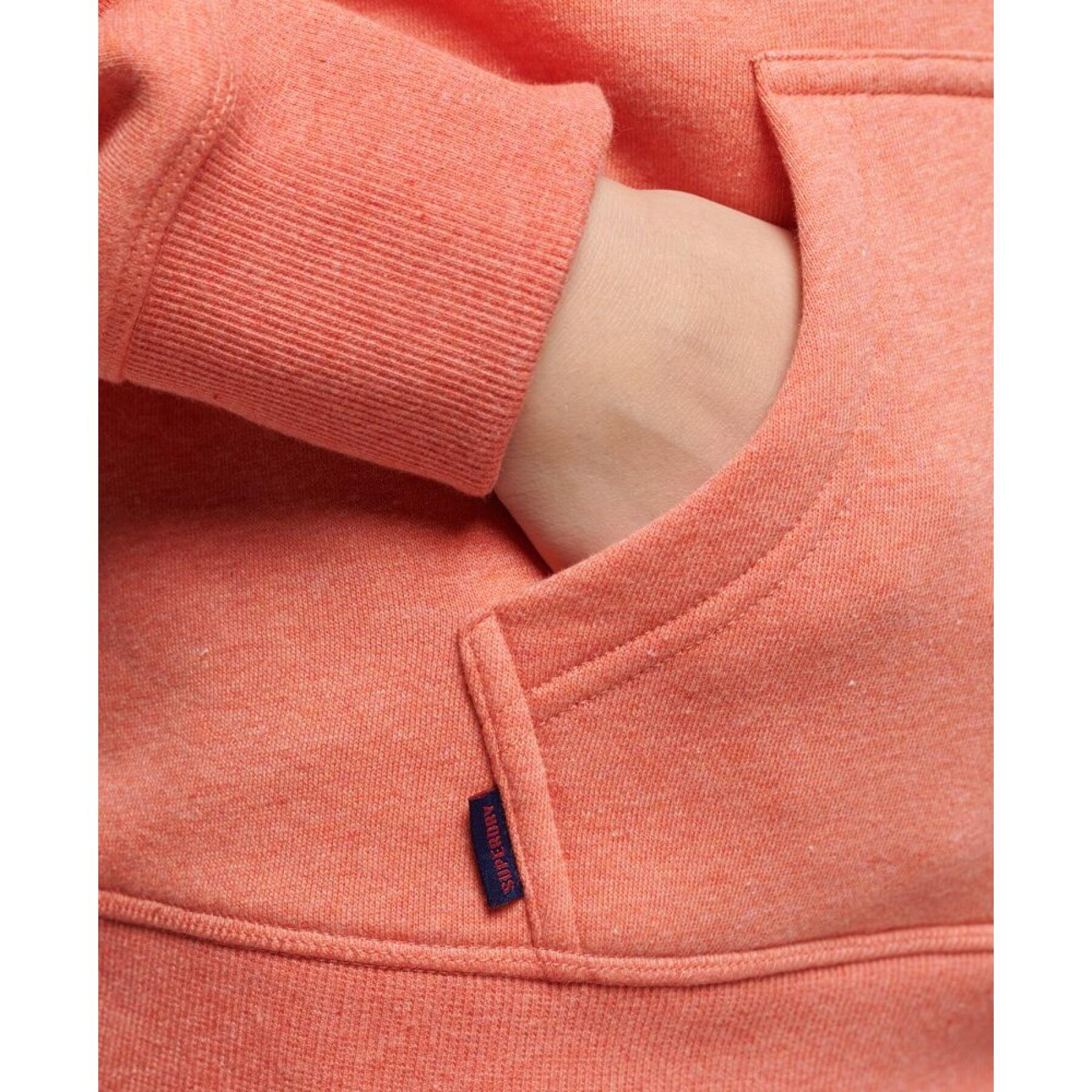 Sweatshirt à capuche en coton bio femme Superdry Essential Logo
