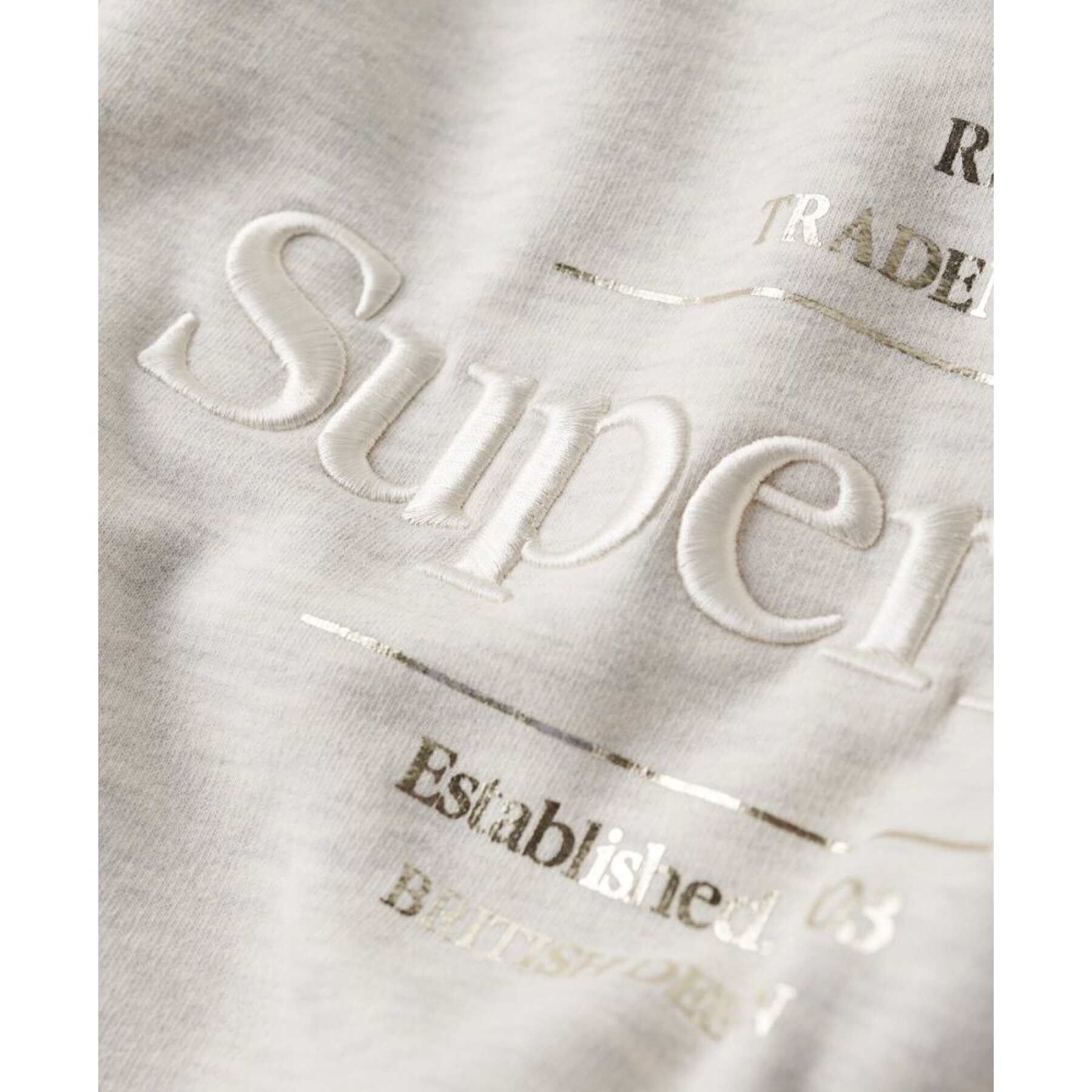 Sweatshirt métallisé femme Superdry Luxe
