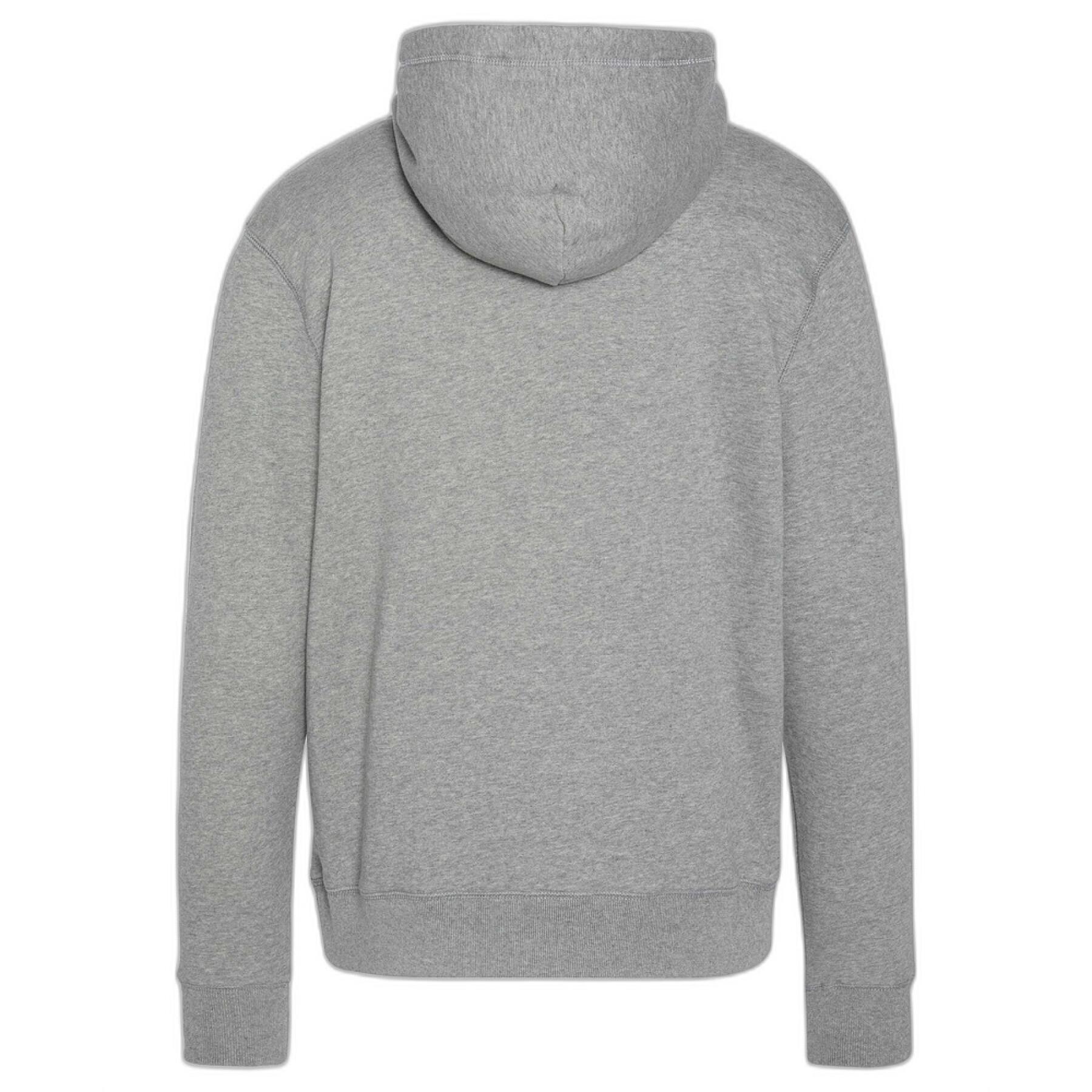Sweatshirt capuche petit logo poitrine Schott