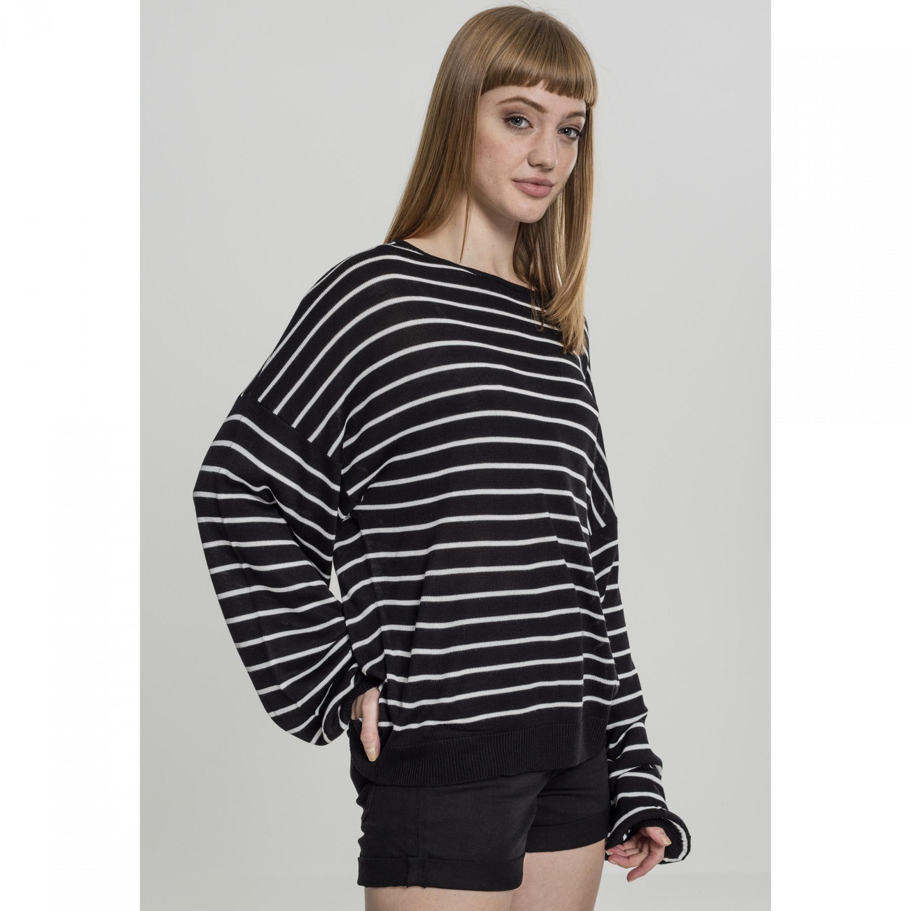 Sweatshirt femme Urban Classic Stripe