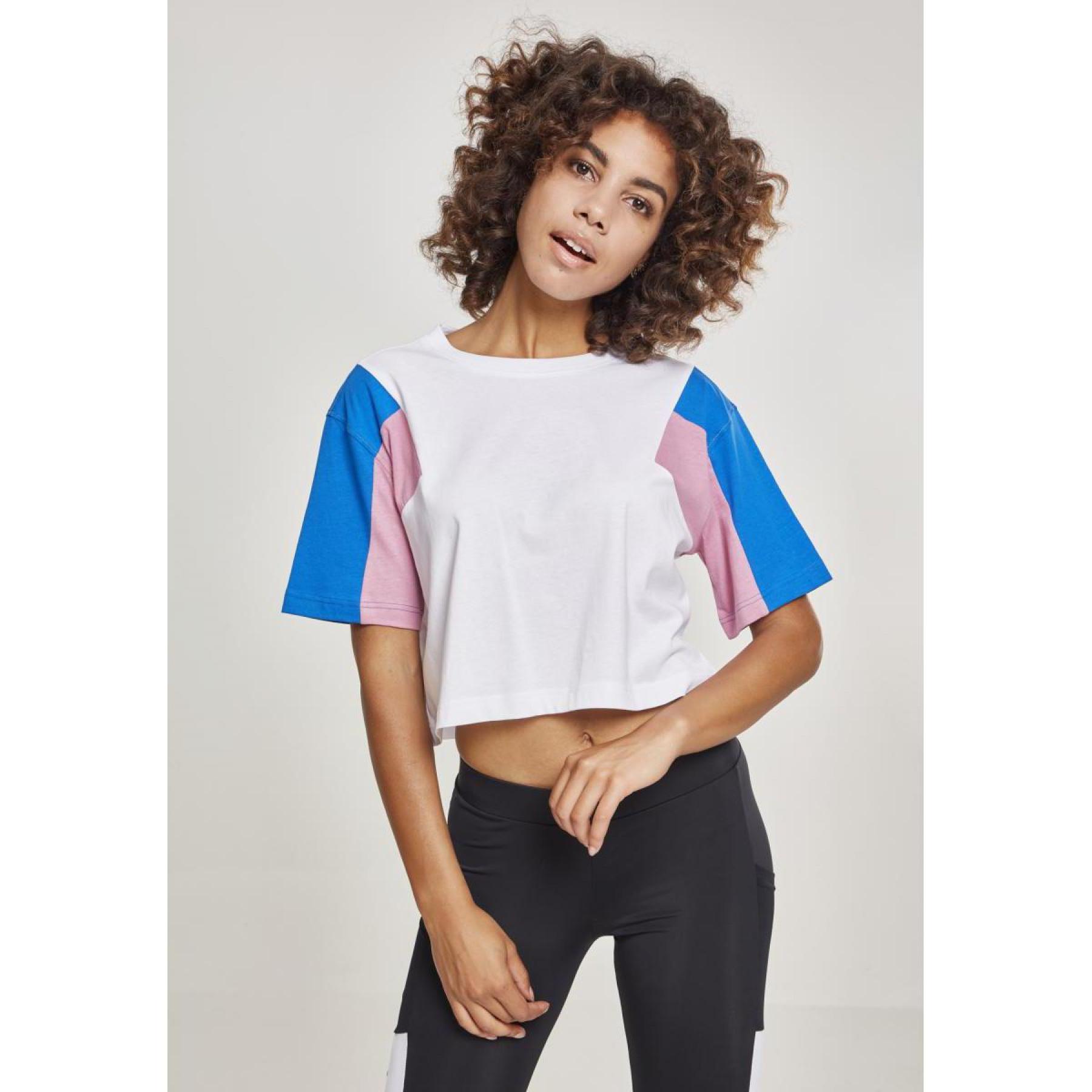 T-shirt femme grandes tailles Urban Classic 3-tone Oversized