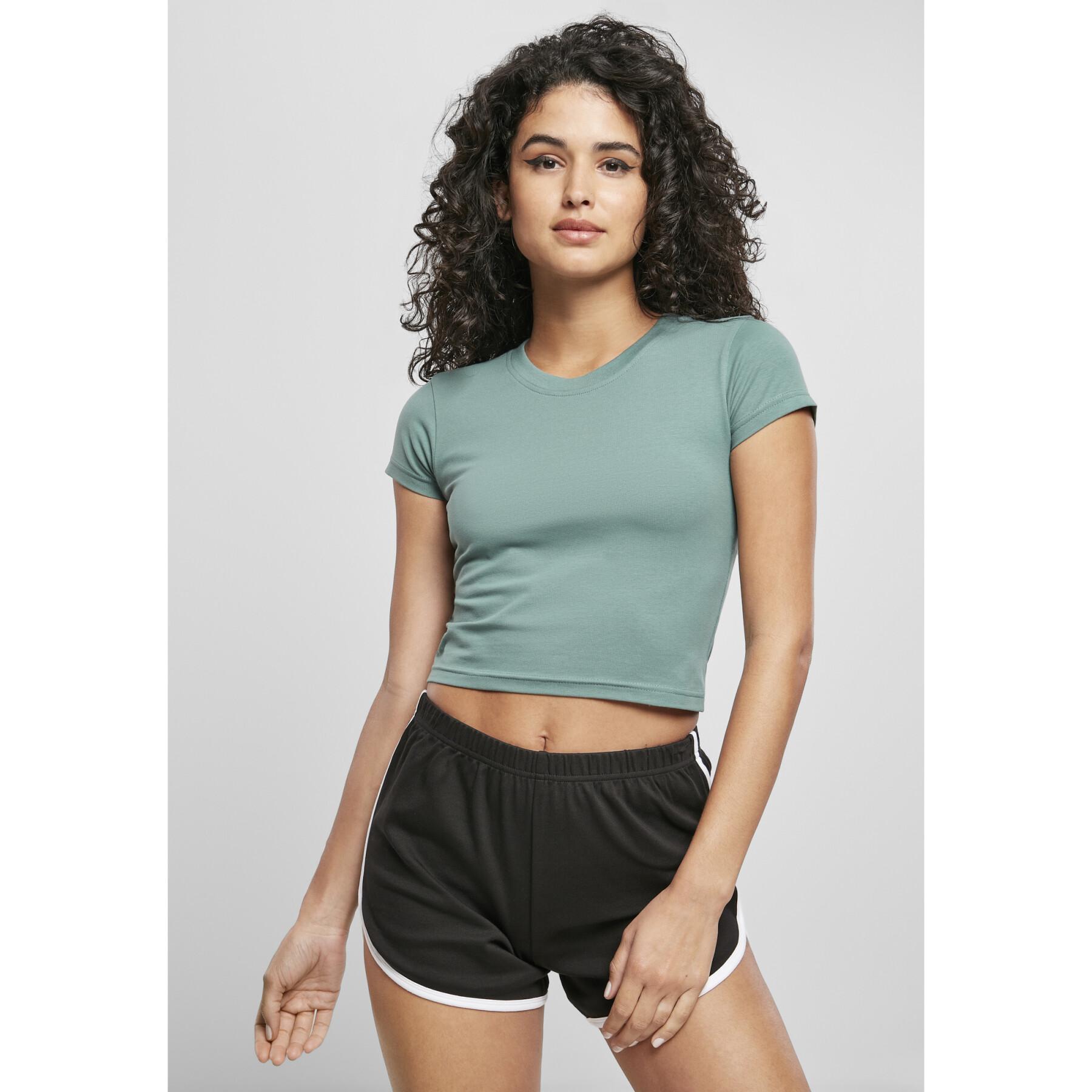 T-shirt femme Urban Classics stretch cropped (Grandes tailles)