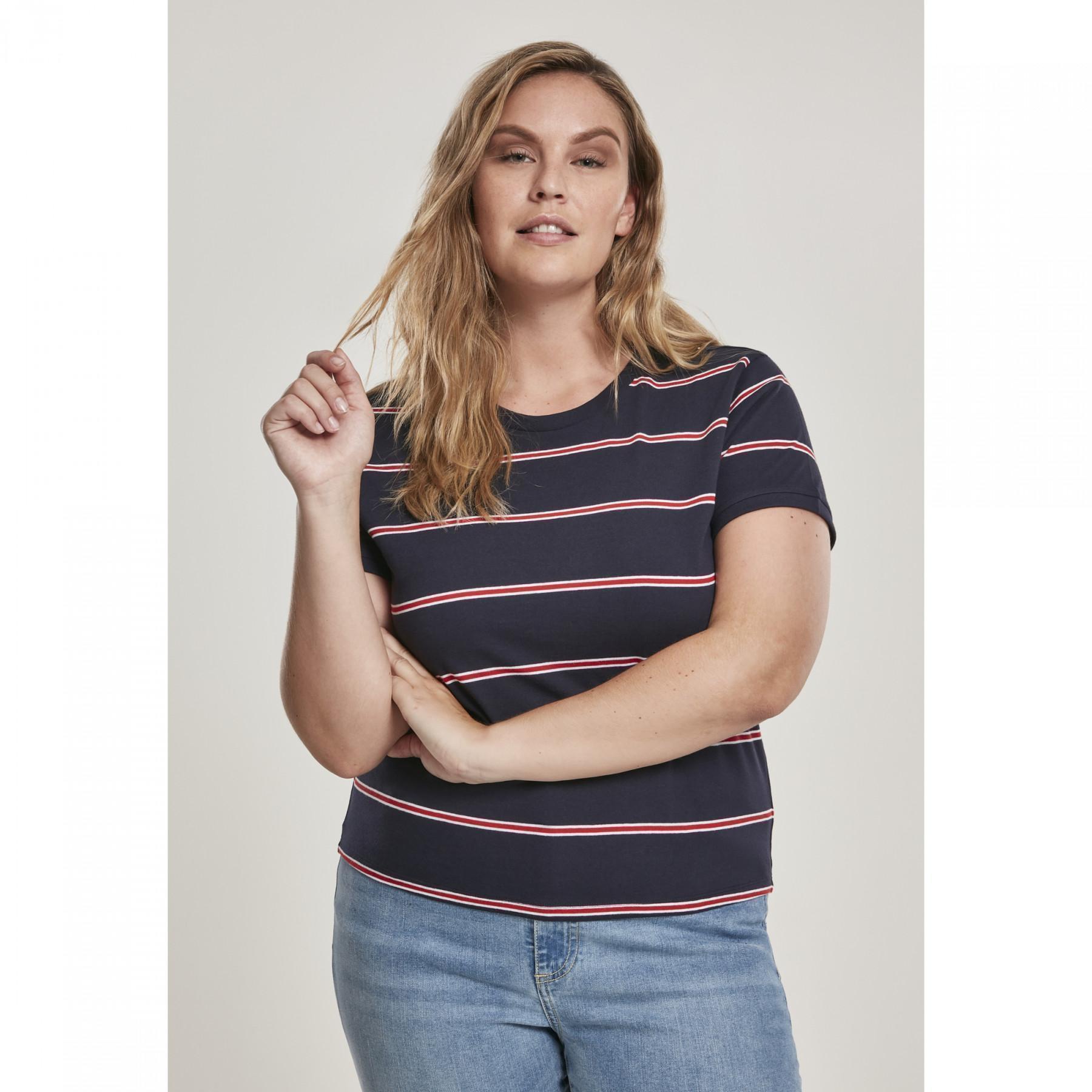 T-shirt femme grandes tailles Urban Classic kate Stripe