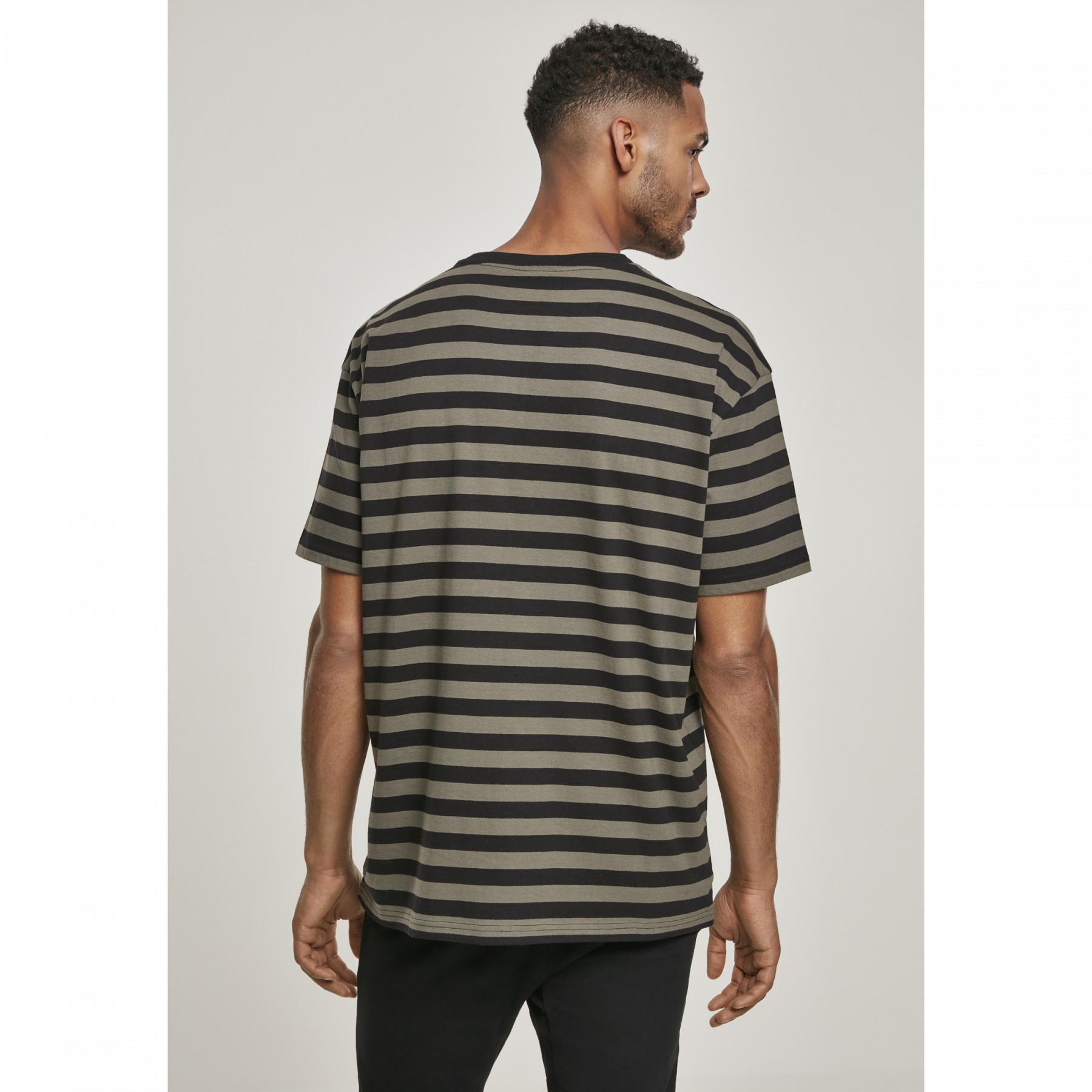 T-shirt Urban Classic Oversized yarn d bold Stripe