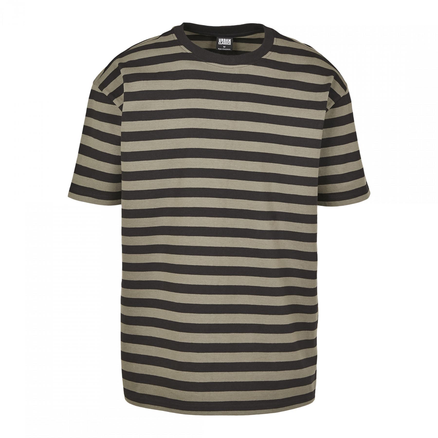 T-shirt Urban Classic Oversized yarn d bold Stripe