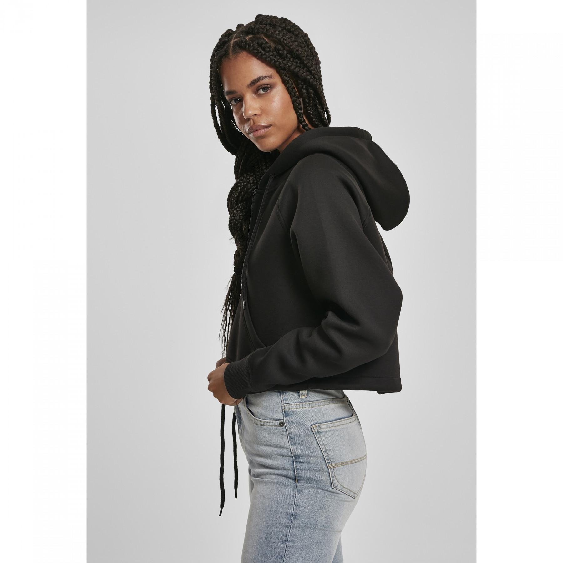 Sweatshirt femme Urban Classic oversized raglan zip