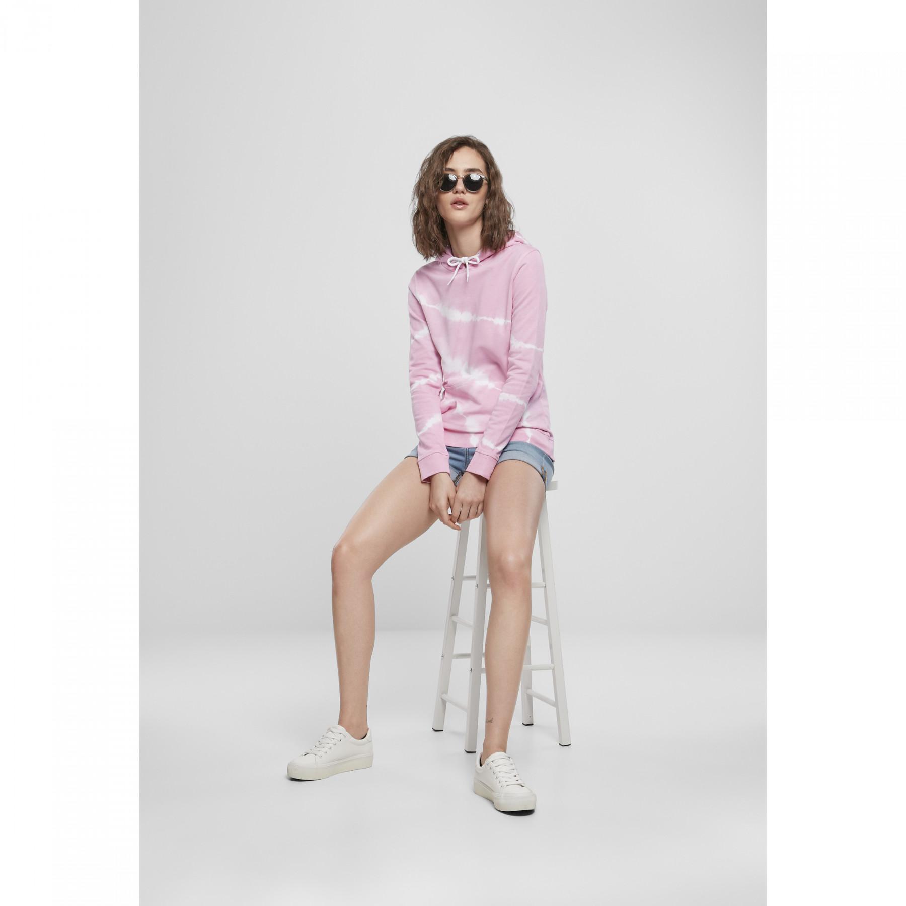 Sweatshirt femme Urban Classics tie dye