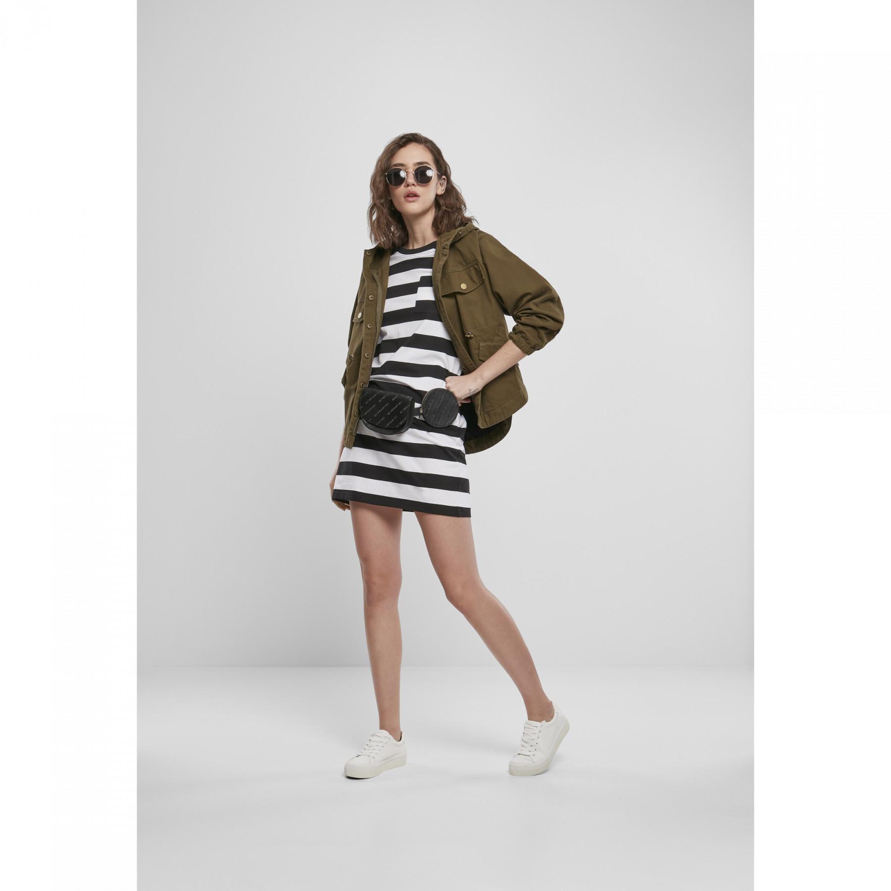 Robe femme Urban Classics stripe boxy