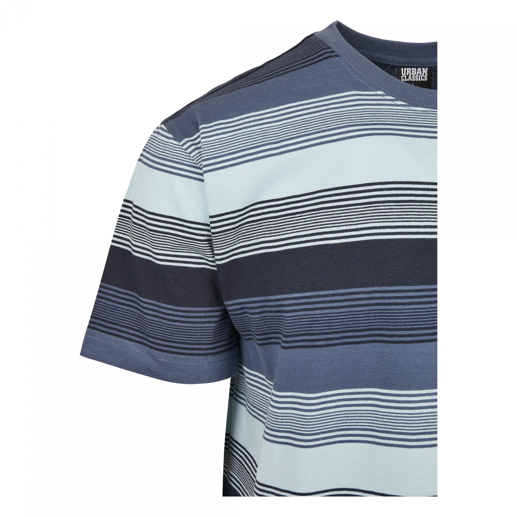 T-shirt Urban Classics yarn dyed sunrise stripe