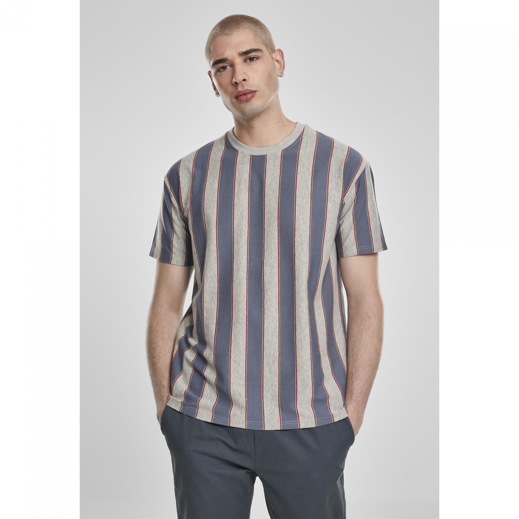 T-shirt Urban Classics printed oversized bold stripe
