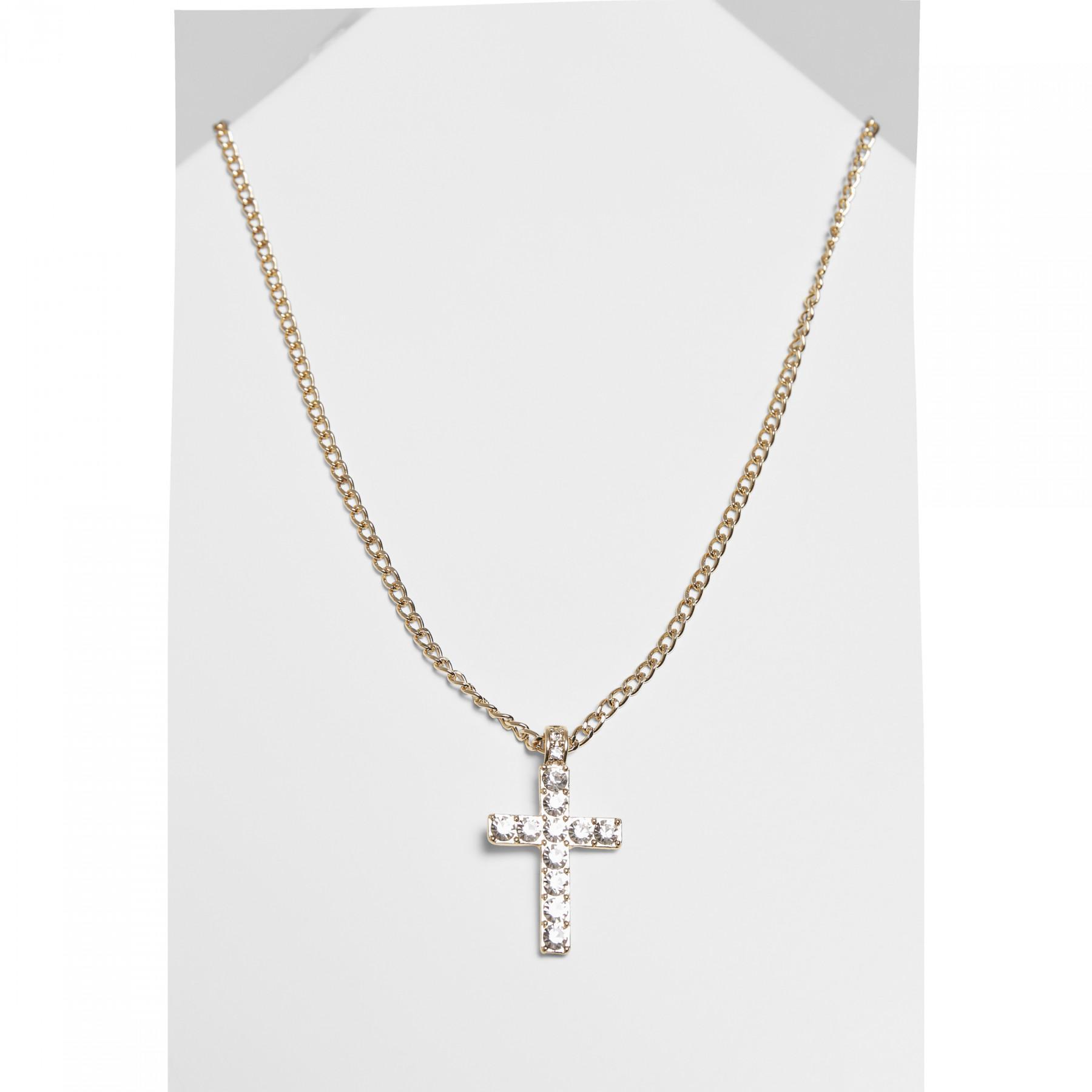 Collier Urban Classics diamond cross