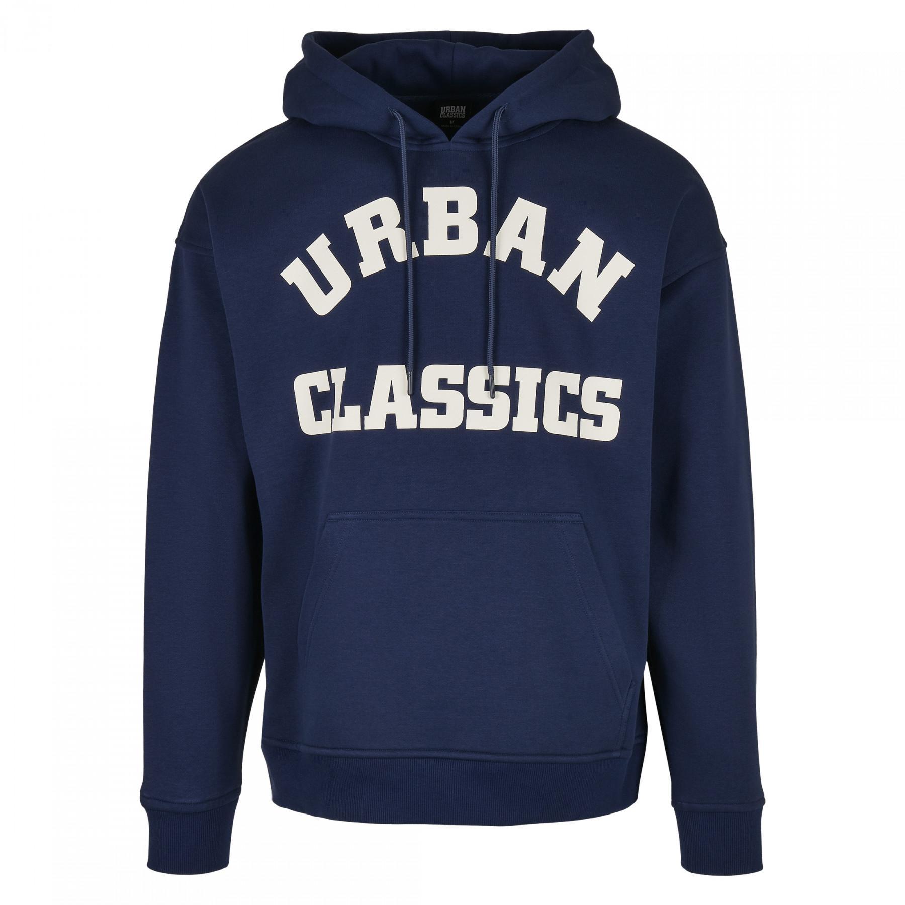 Sweatshirt à capuche Urban Classics college print