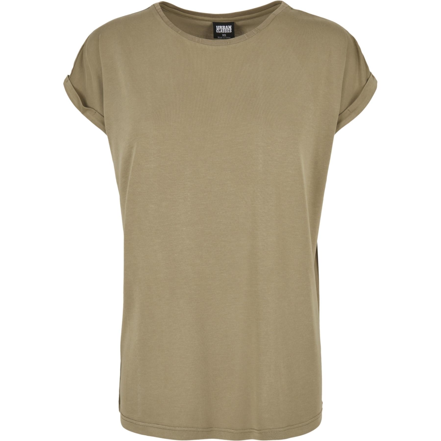 T-shirt femme Urban Classics modal extended shoulder