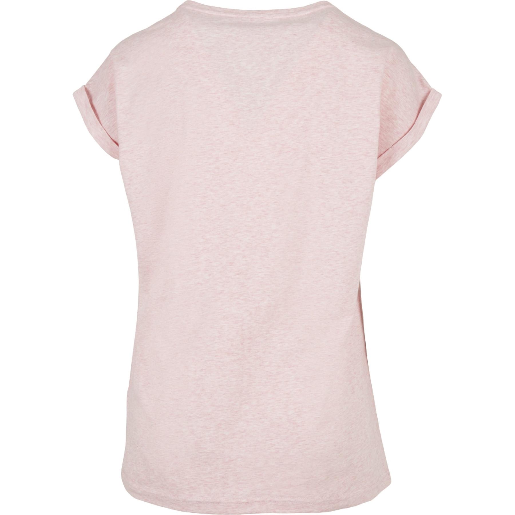T-shirt femme Urban Classics color melange extended shoulder