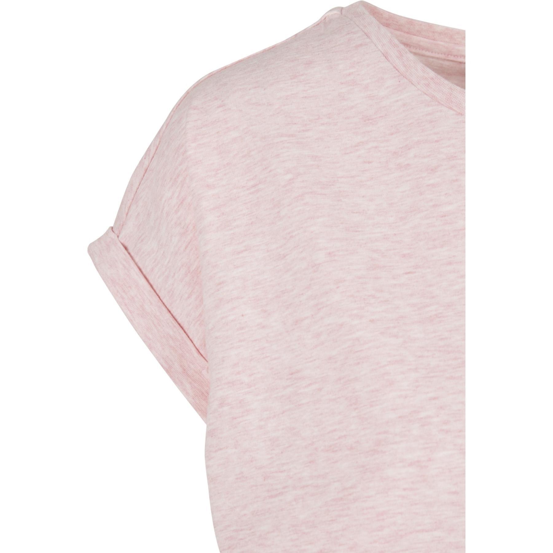 T-shirt femme Urban Classics color melange extended shoulder-grandes tailles