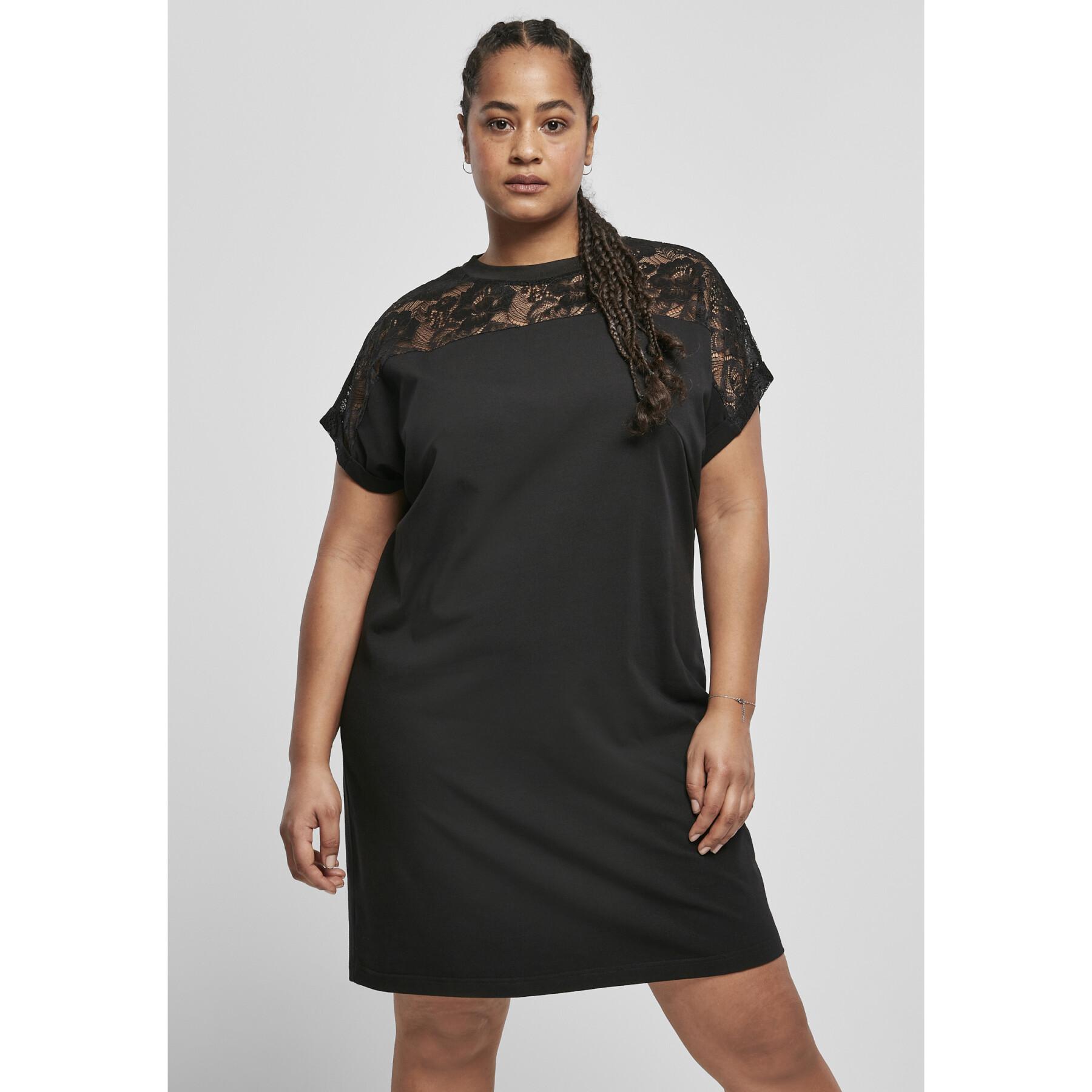 Robe femme Urban Classics lace (Grandes tailles)