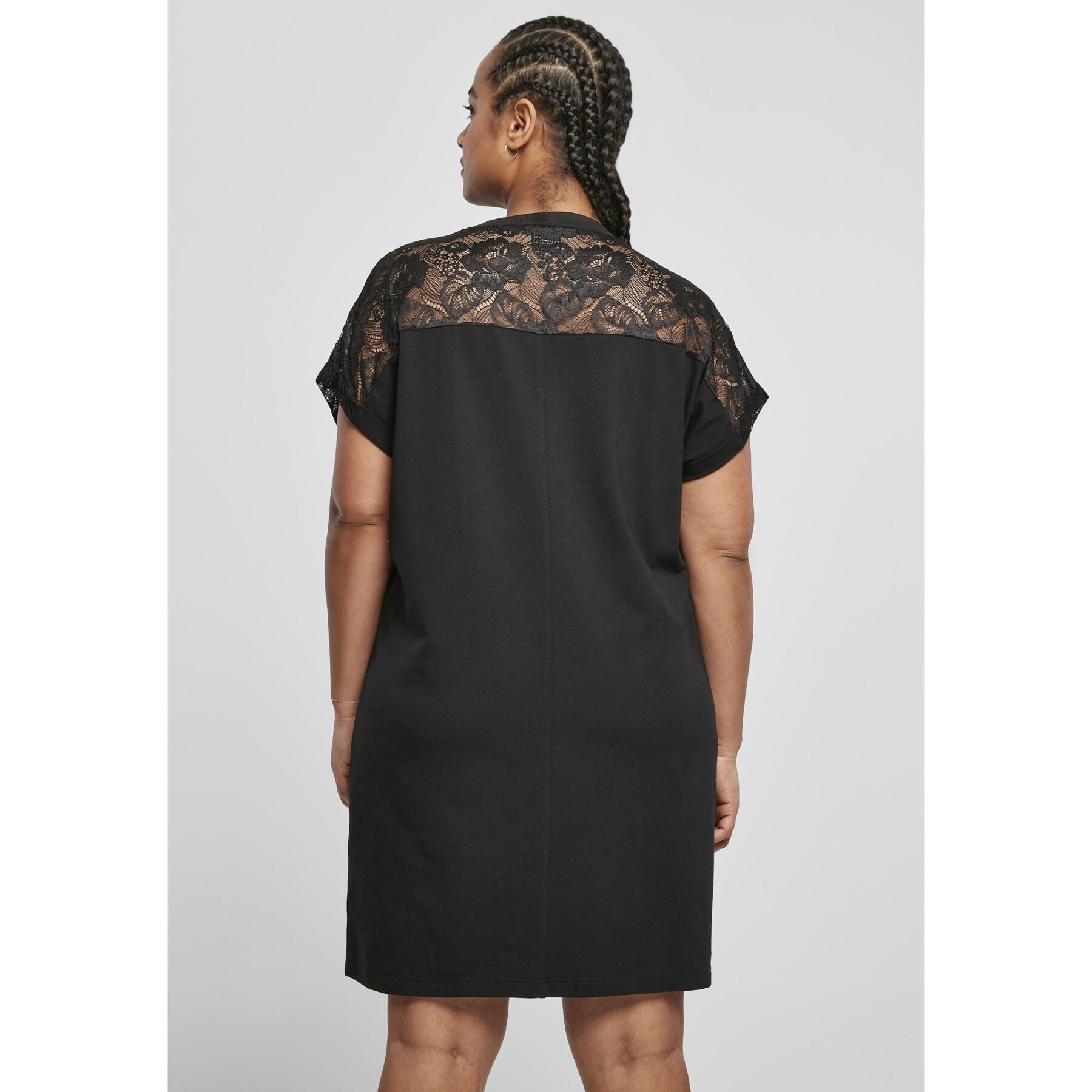 Robe femme Urban Classics lace (Grandes tailles)