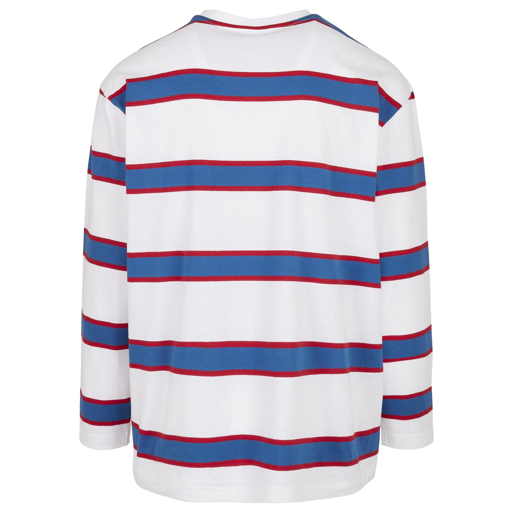 T-shirt manches longues Urban Classics light stripe oversized