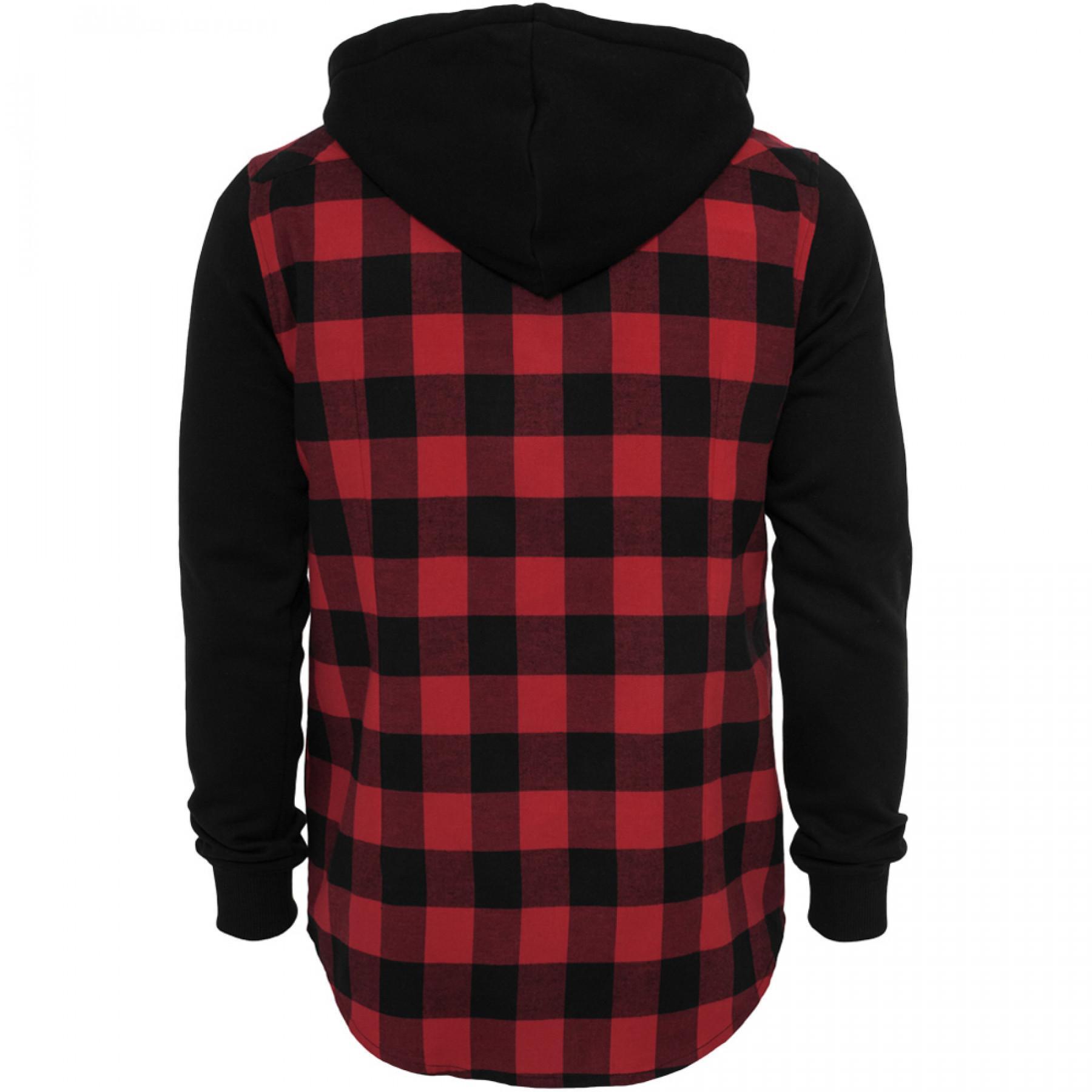 Chemise Urban Classic hooded ed flanell sweat leeve