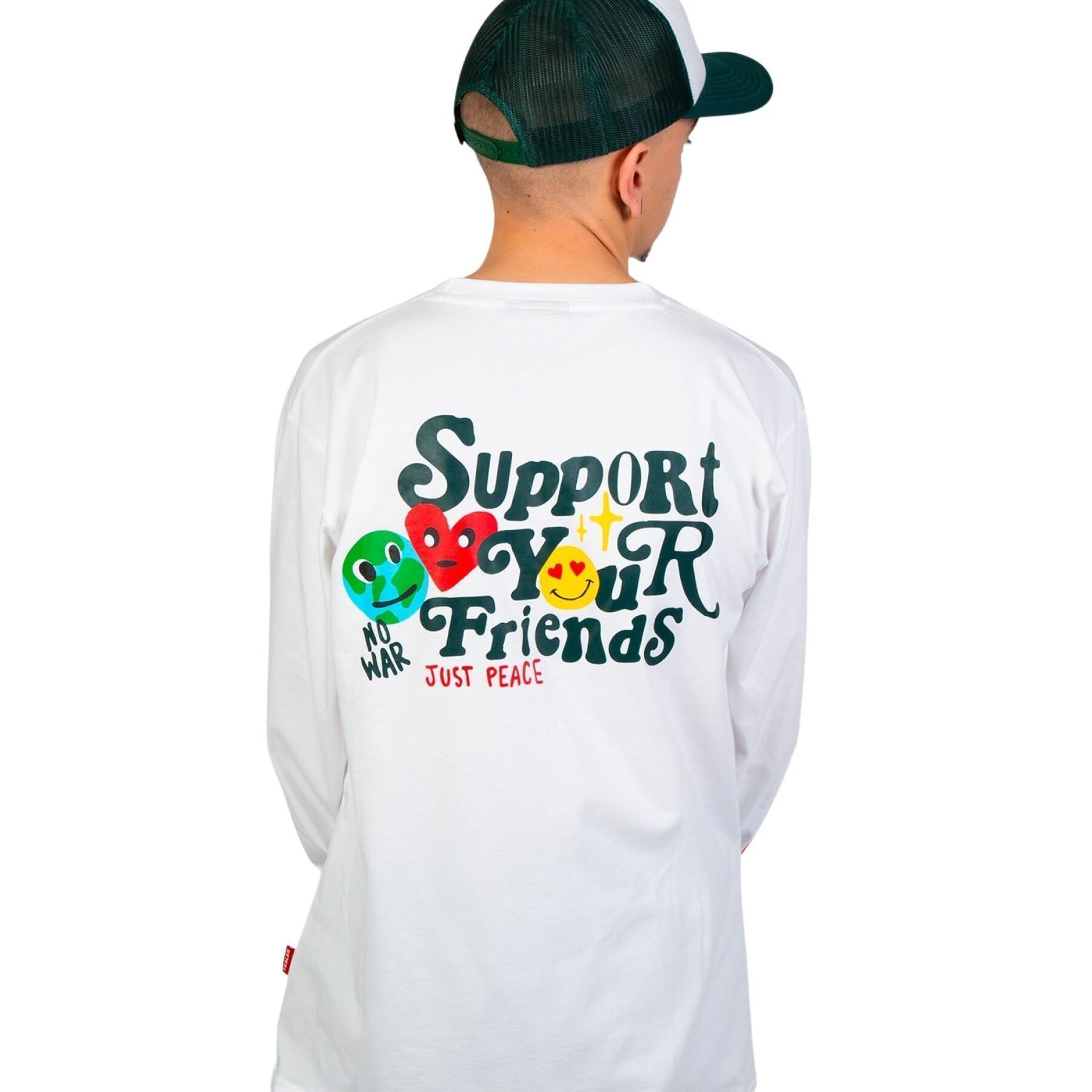T-shirt manches longues Tealer Support Your Friends