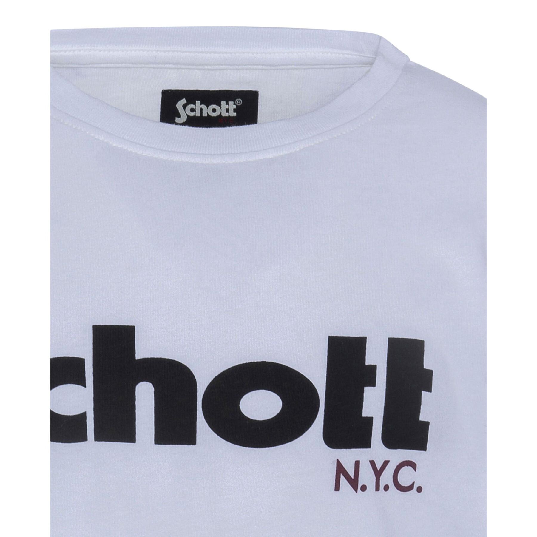 T-shirt manches longues enfant Schott