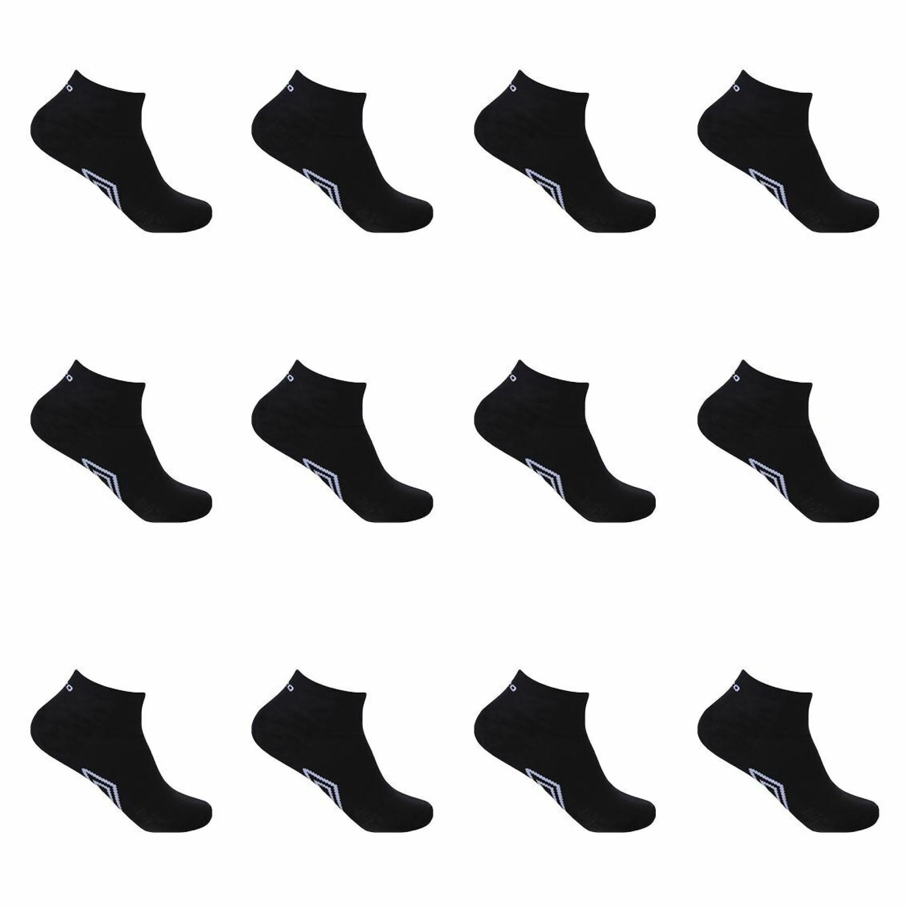 Lot de 12 paires de Socquettes unies femme Umbro