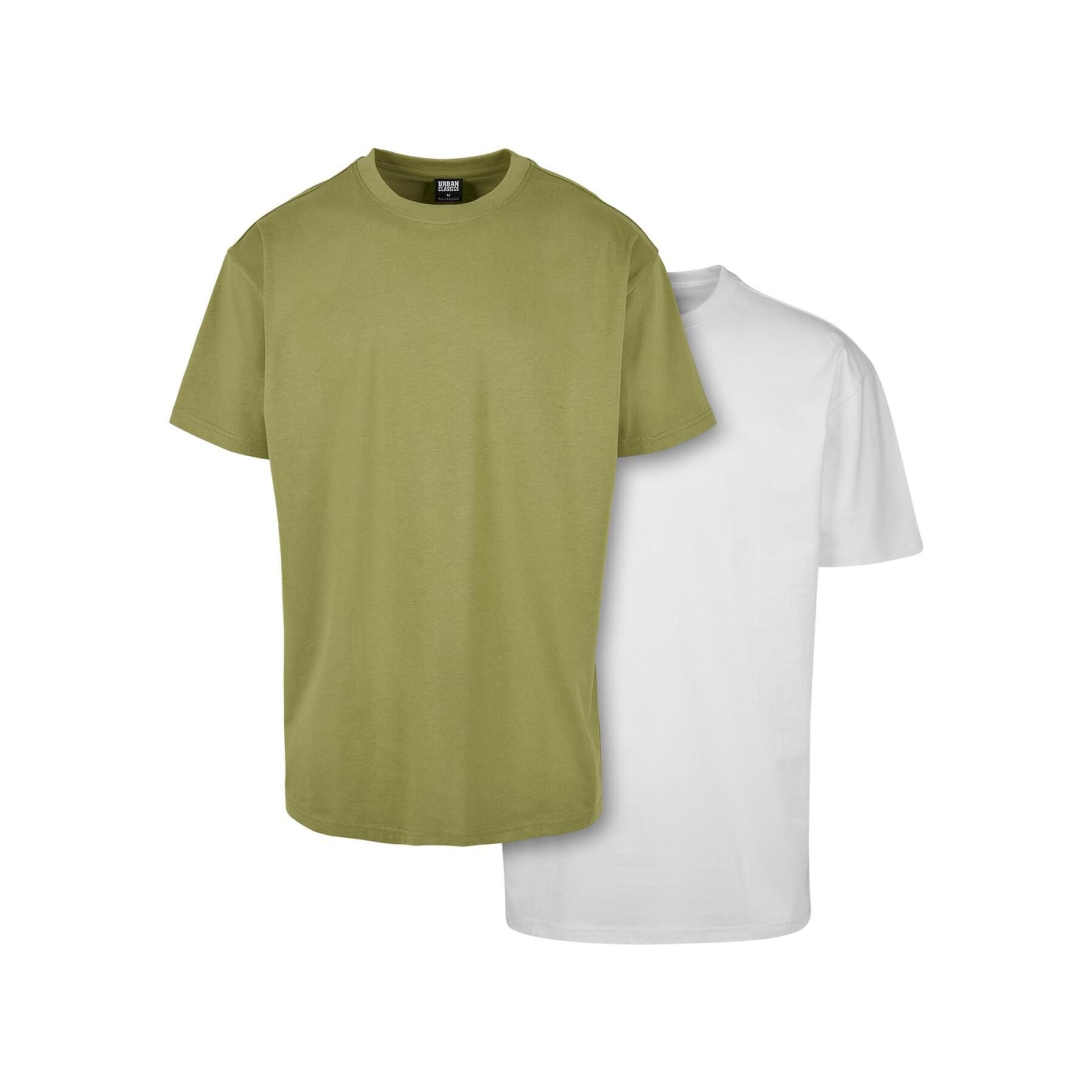 t-shirts oversize Urban Classics Heavy (x2)