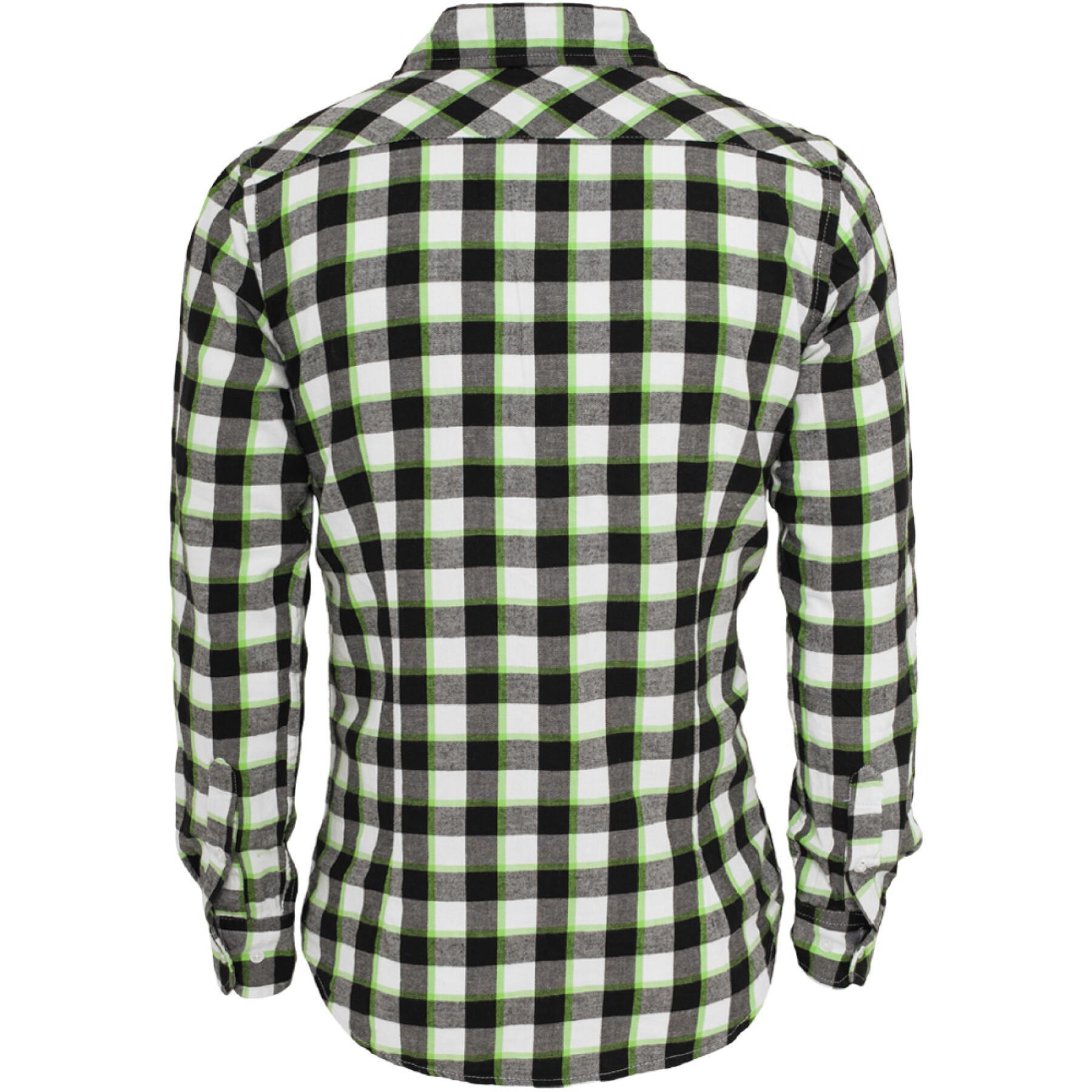 Chemise Urban Classics tricolor checked light flanell