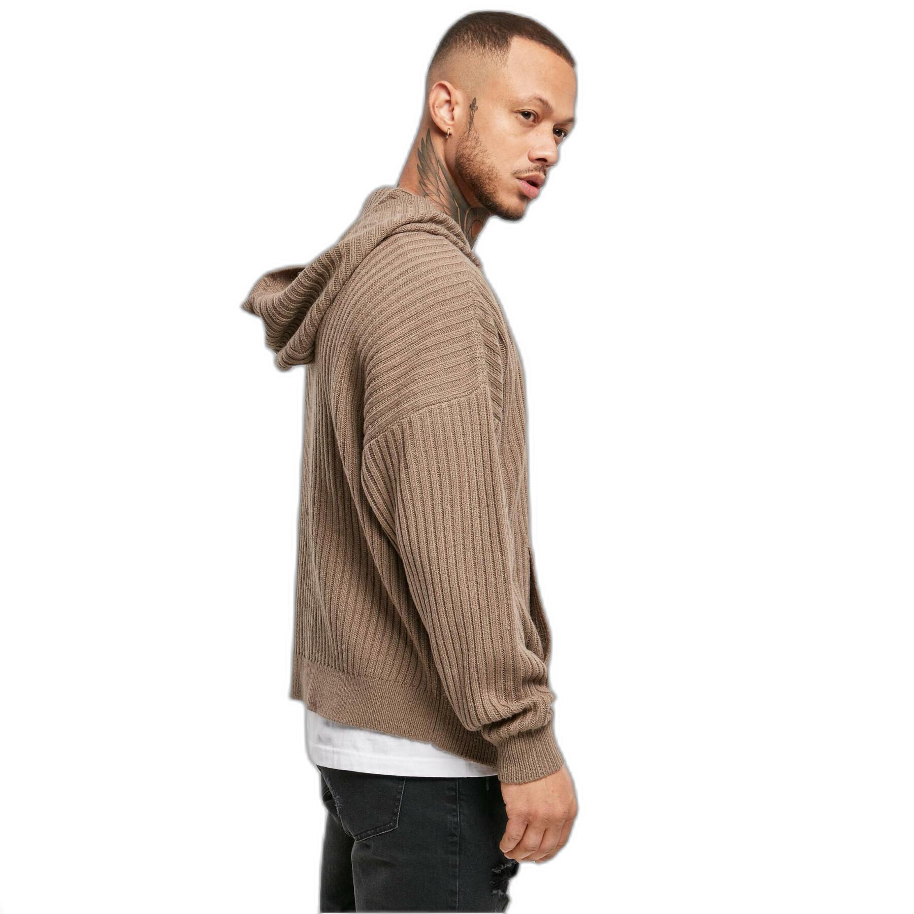 Sweatshirt à capuche tricoté Urban Classics