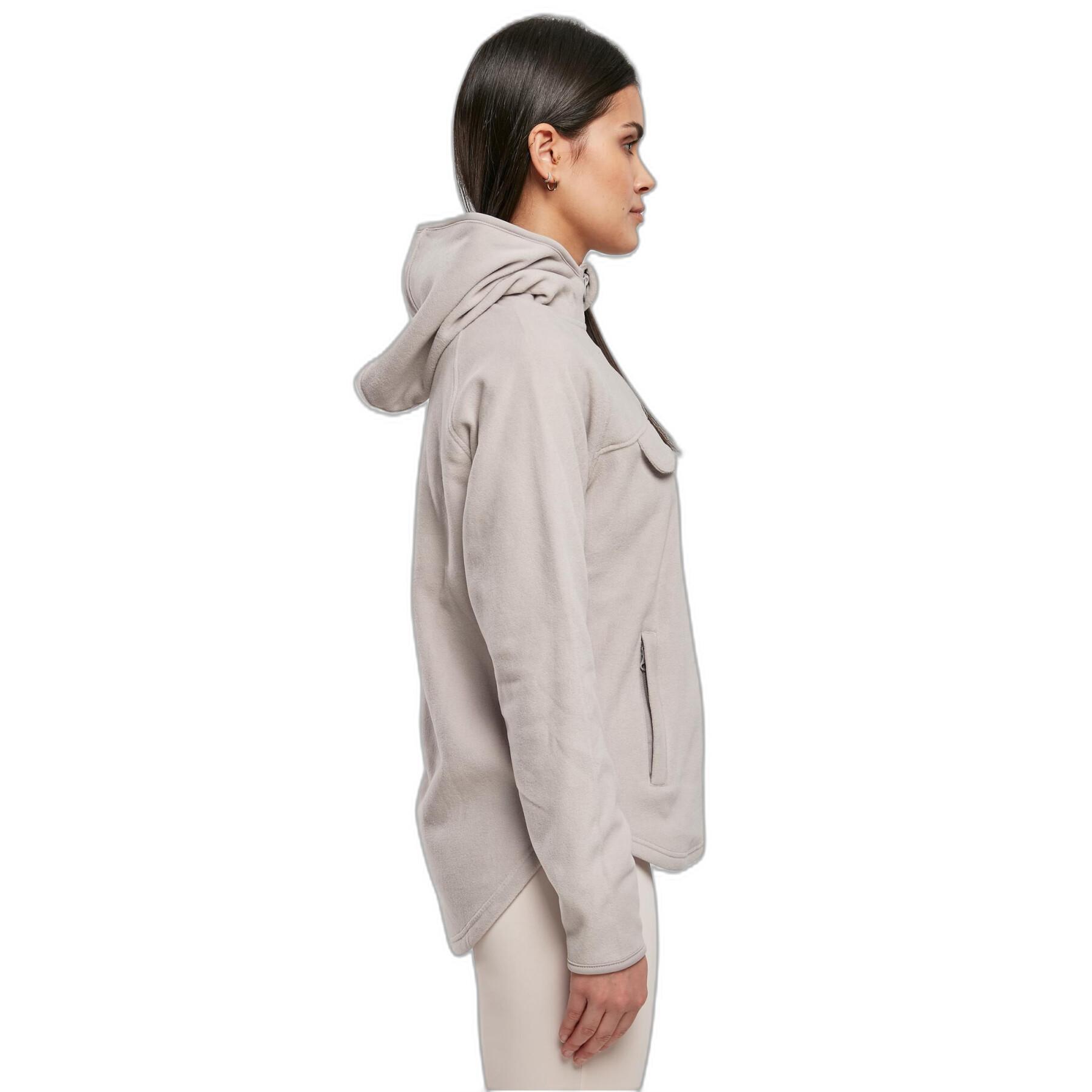 Sweatshirt à capuche en polaire femme Urban Classics
